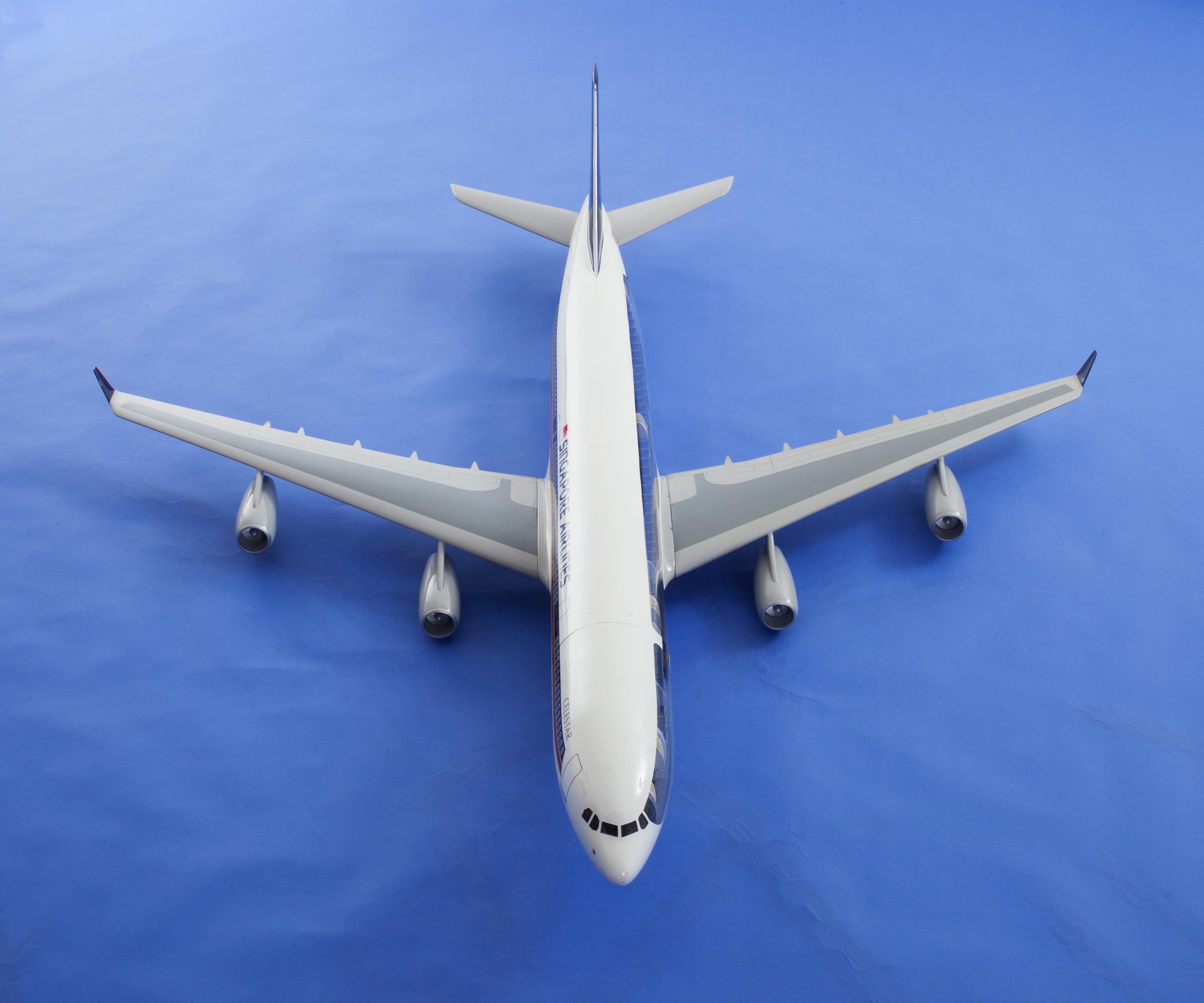 Powerhouse Collection - Aircraft model, A340-300 Airbus, Singapore