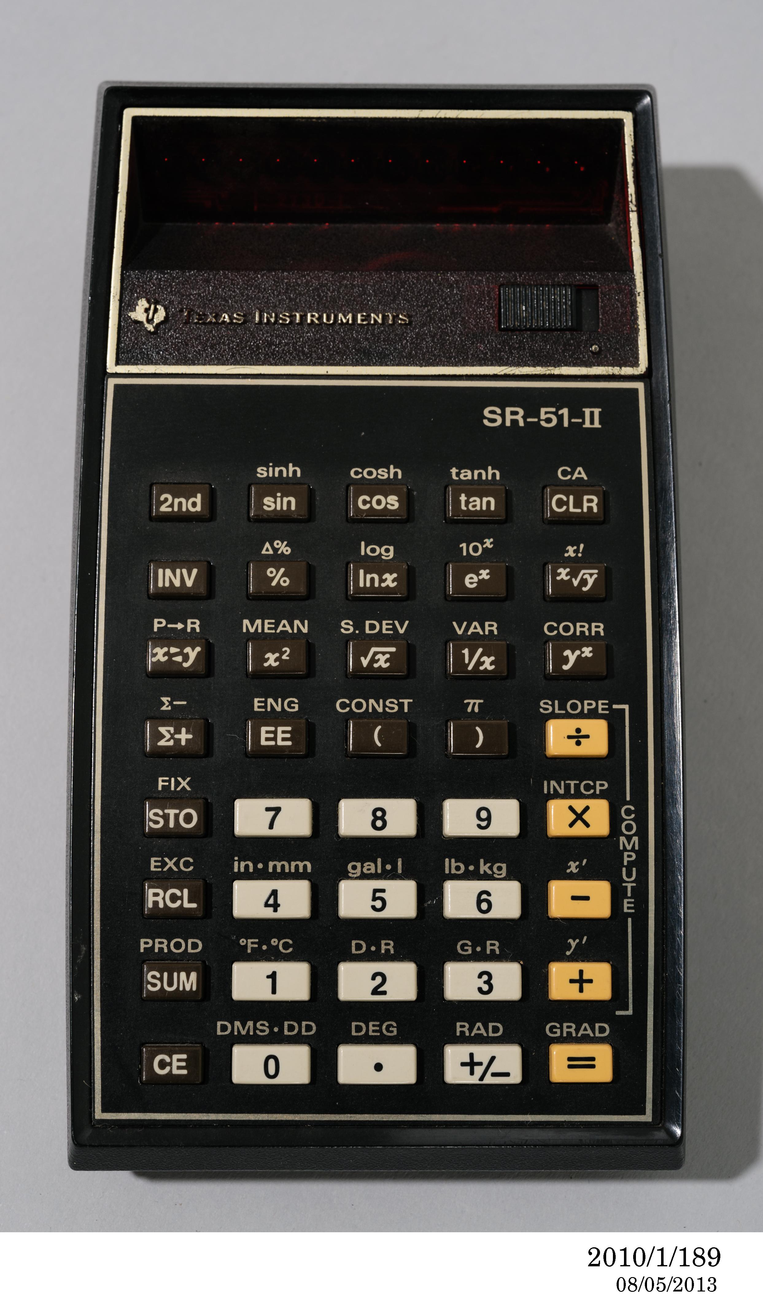 Powerhouse Collection - Texas Instruments SR-51-II handheld
