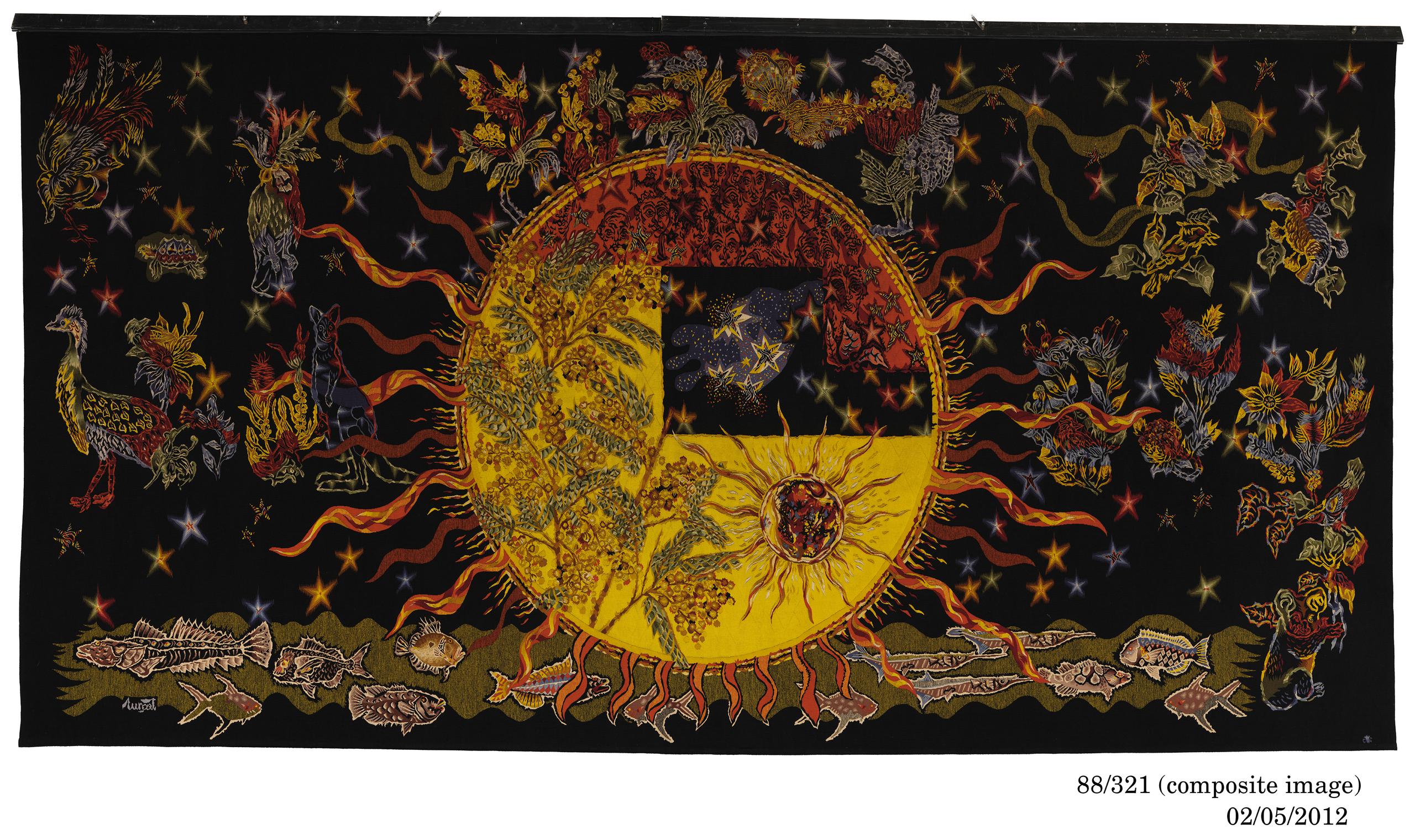 'Australia' tapestry designed by Jean Lurcat, woven in France