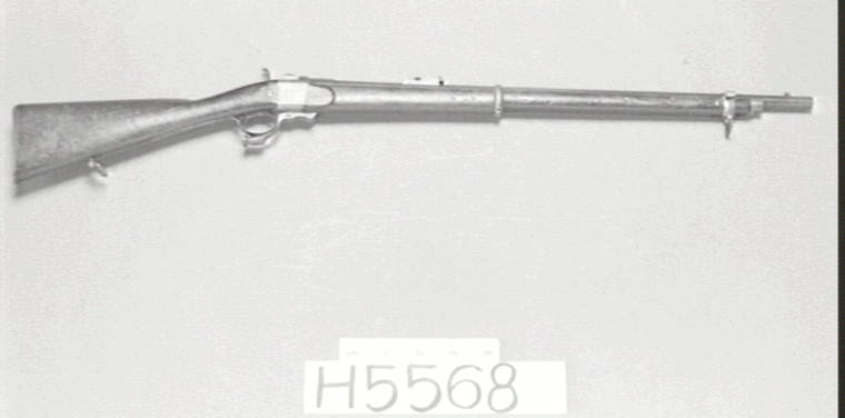Henrys patent breech loading rifle