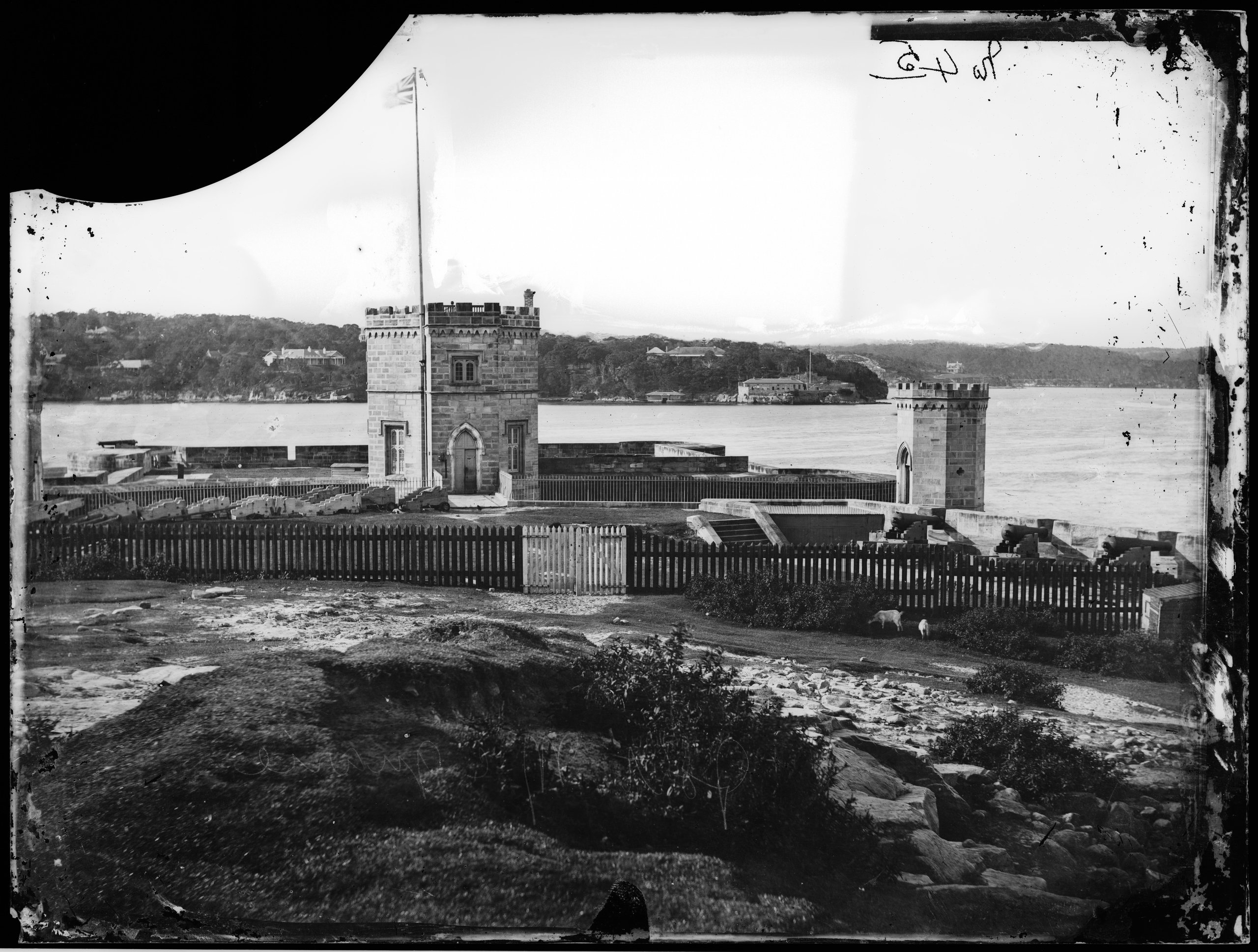 'Fort Macquarie' plate negative from the Tyrrell Collection