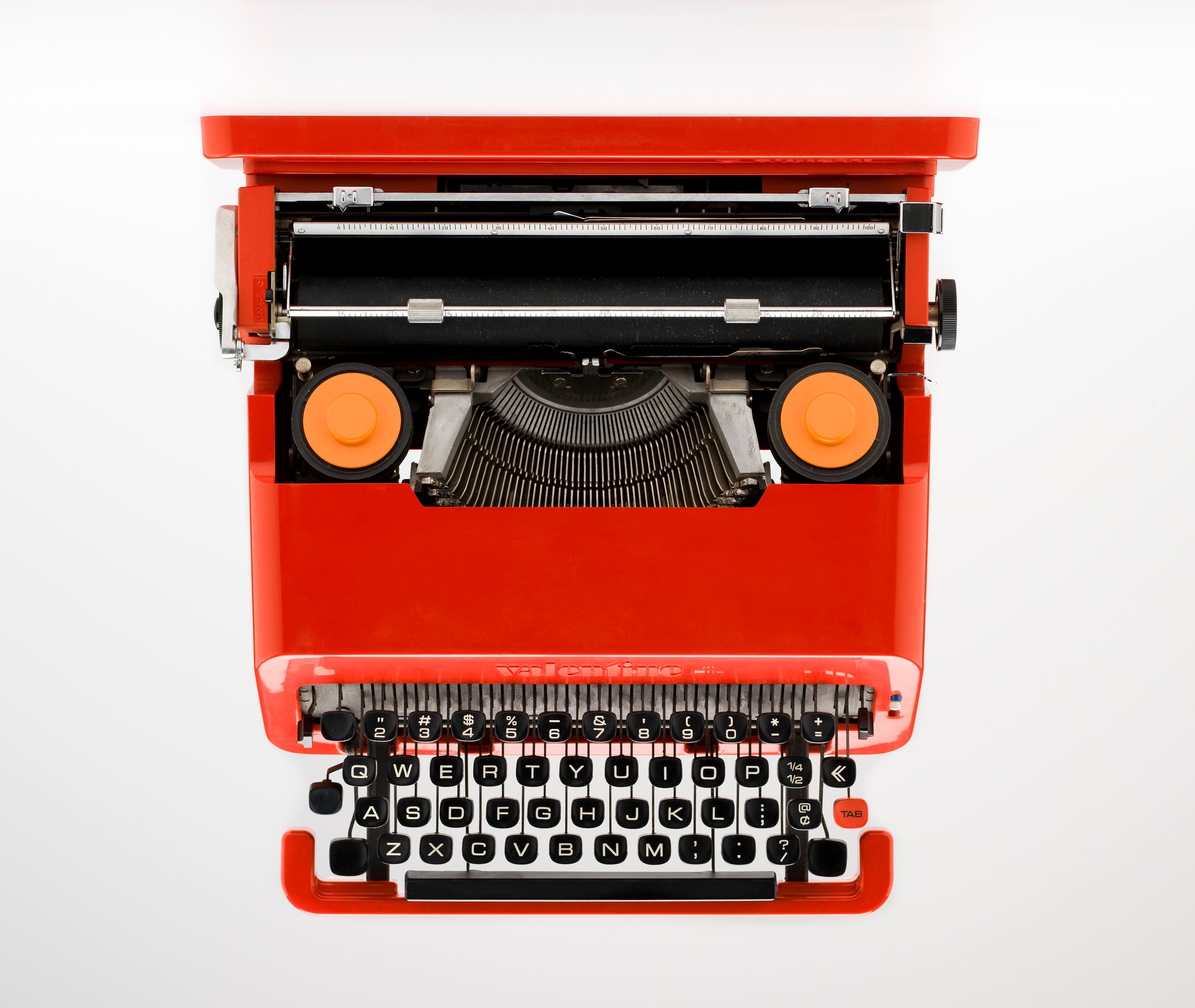 'Valentine' portable typewriter by Olivetti