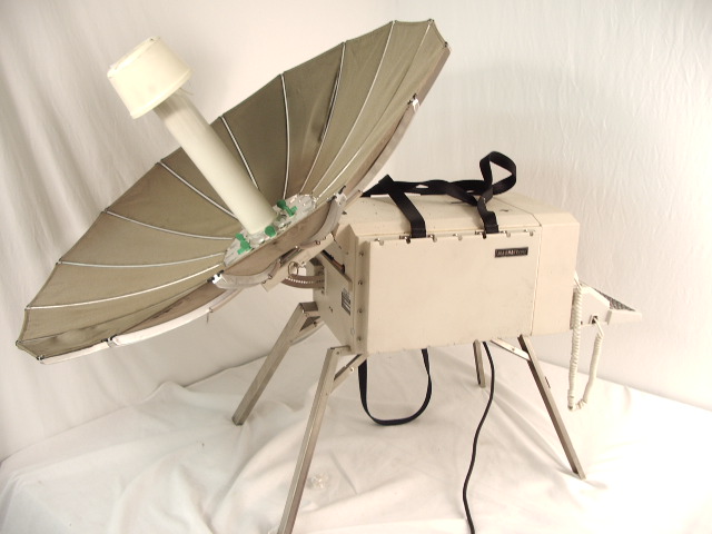 Magnaphone portable satellite telephone