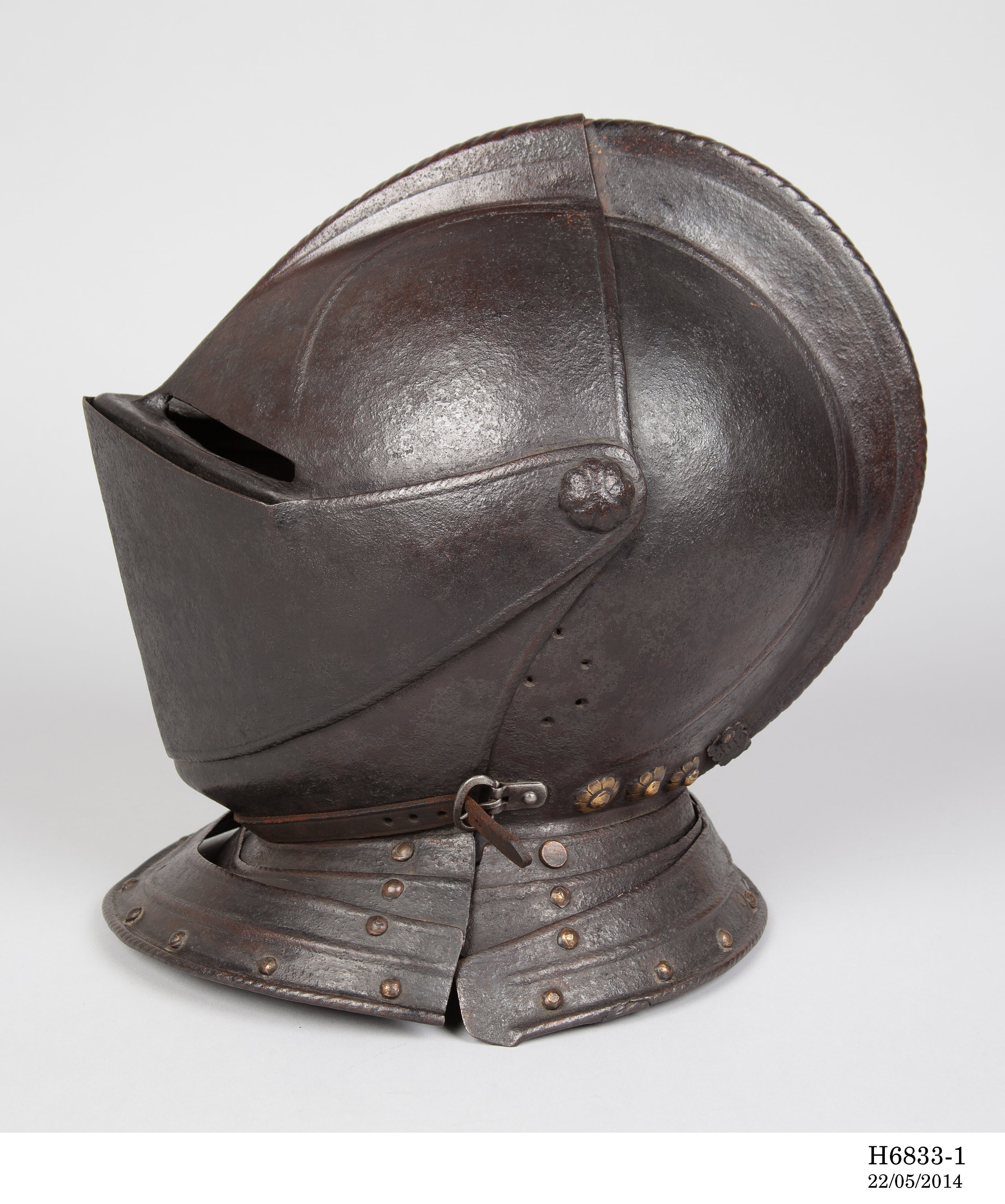 Helmet from suit of armour