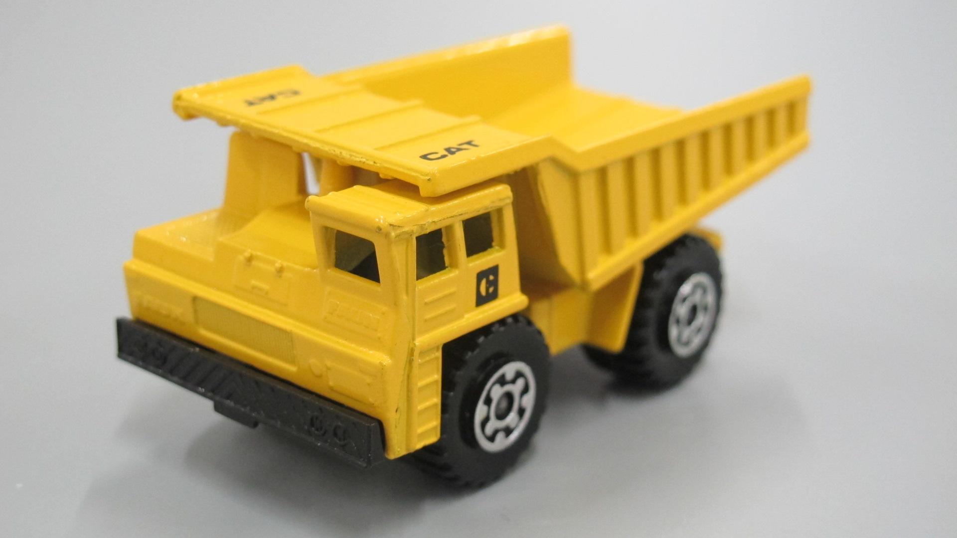Matchbox yellow dump truck on sale