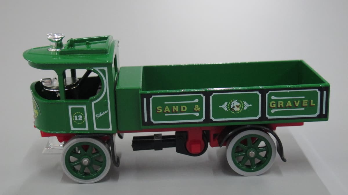 Matchbox Atkinson Logger Camion Forestier Vapeur - Miniature Diecast Verte