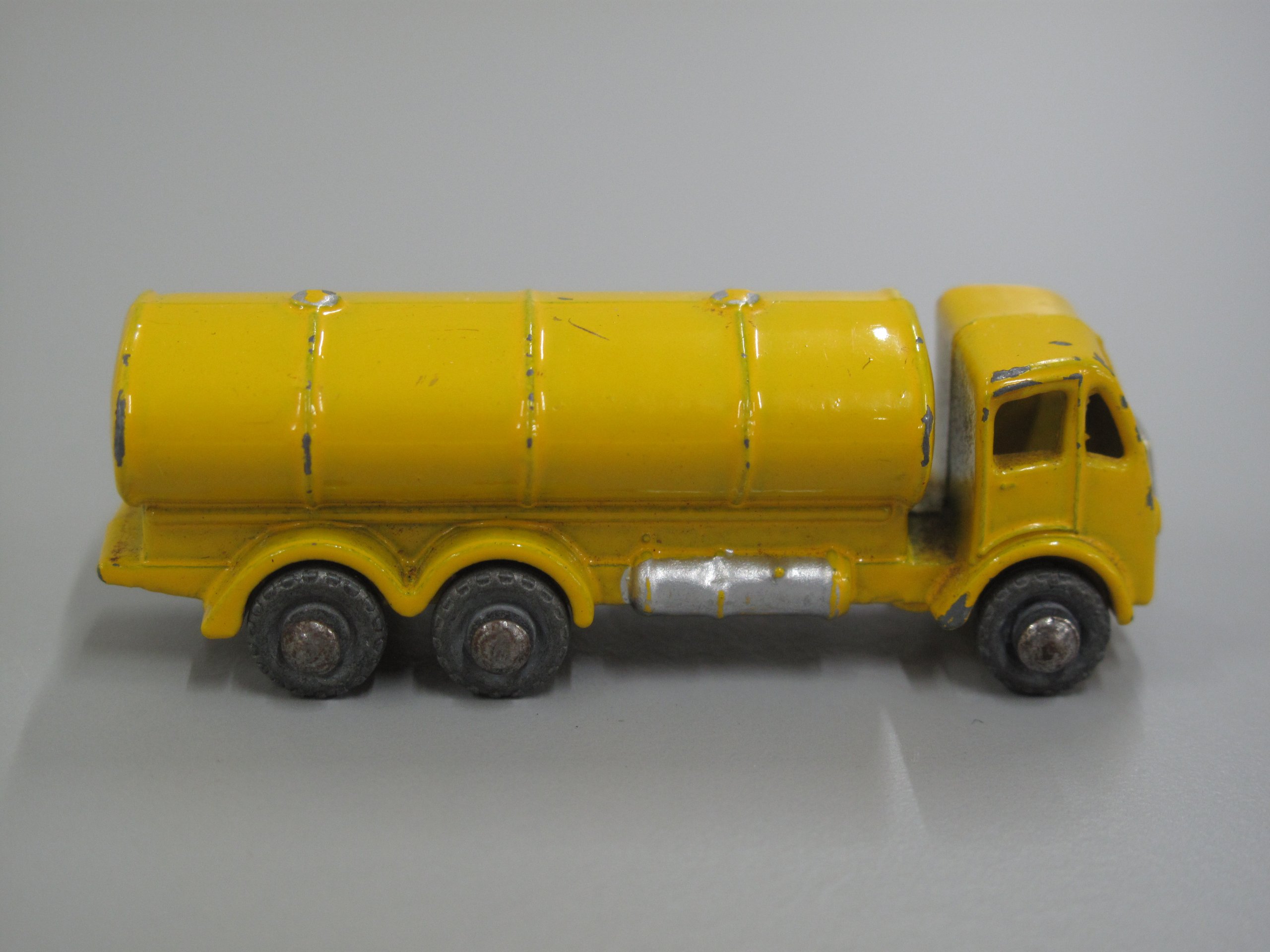 Toy matchbox ERF petrol tanker truck made by Lesney