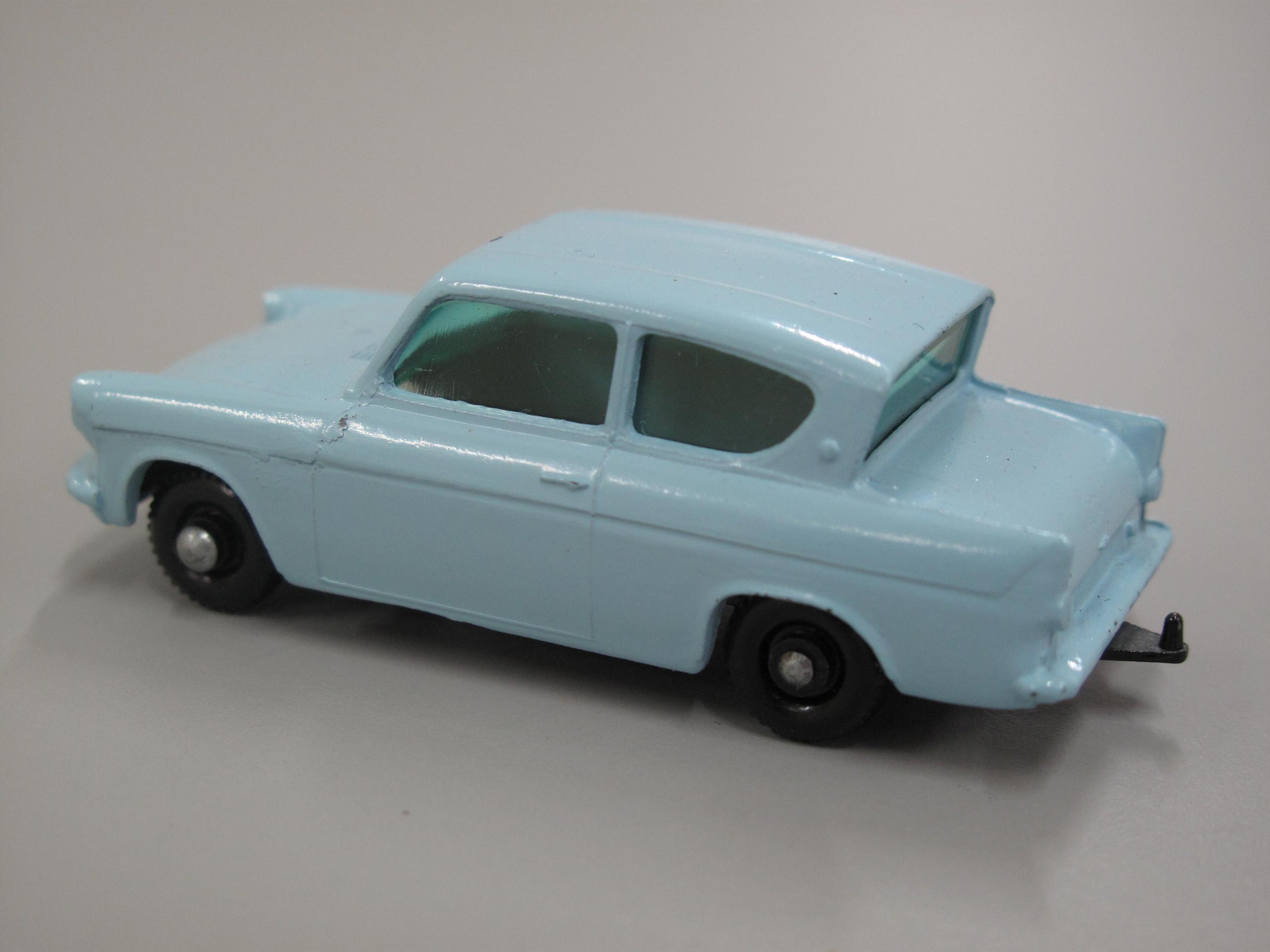Powerhouse Collection Matchbox car Ford Anglia