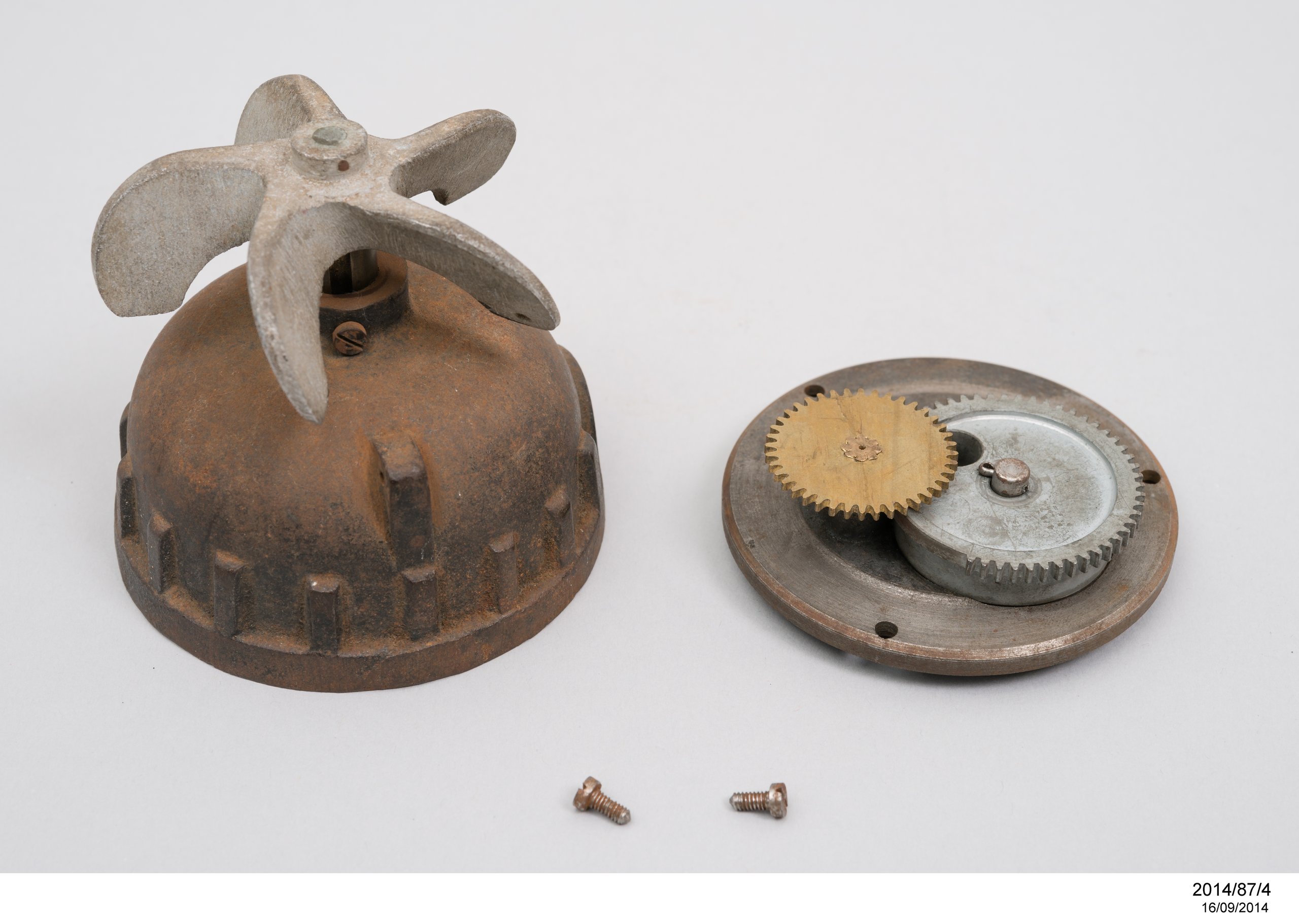 Aerial bomb fuse from World War I