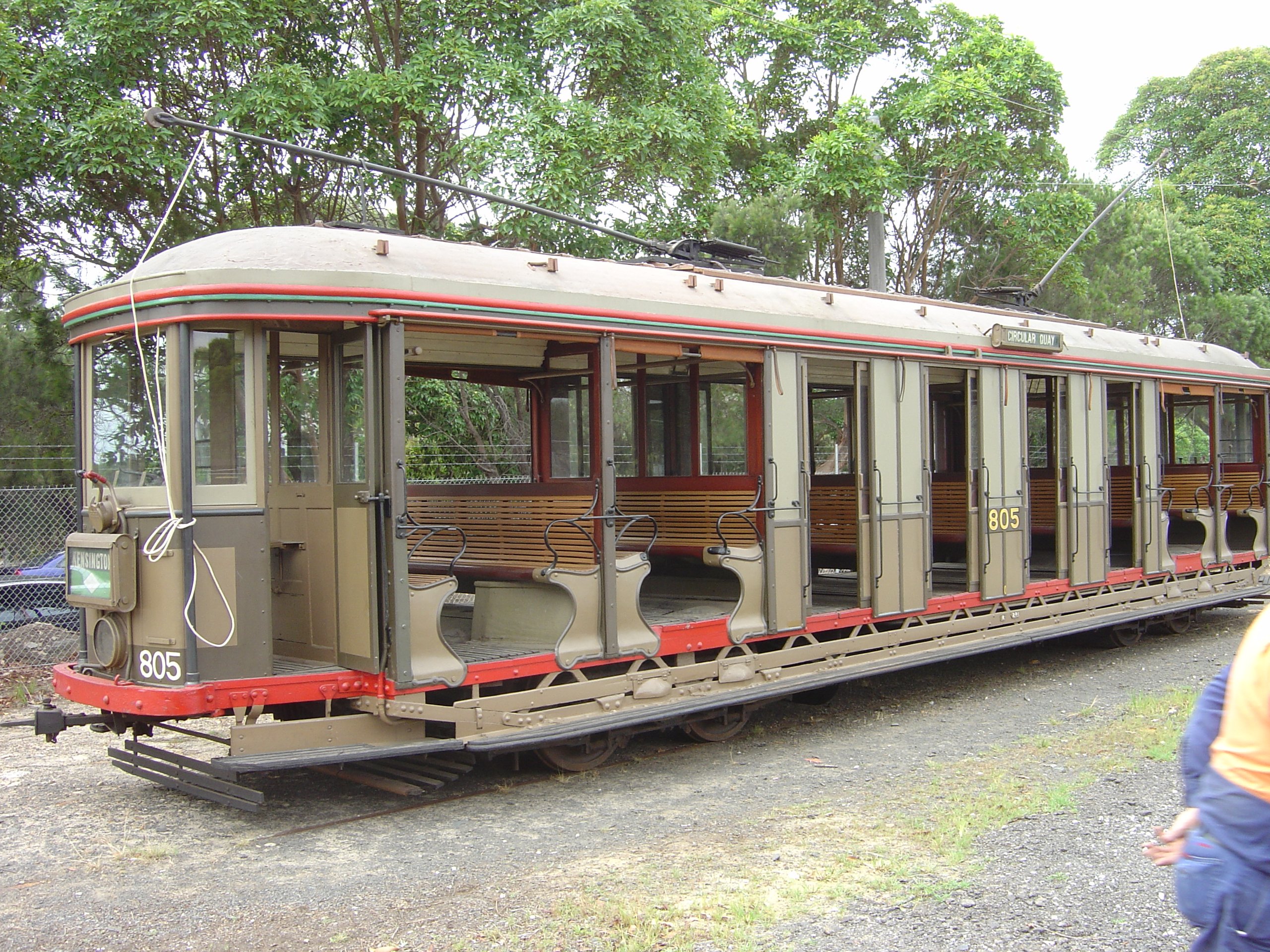 Sydney 'Toastrack' O-class tram by Meadowbank Manufacturing