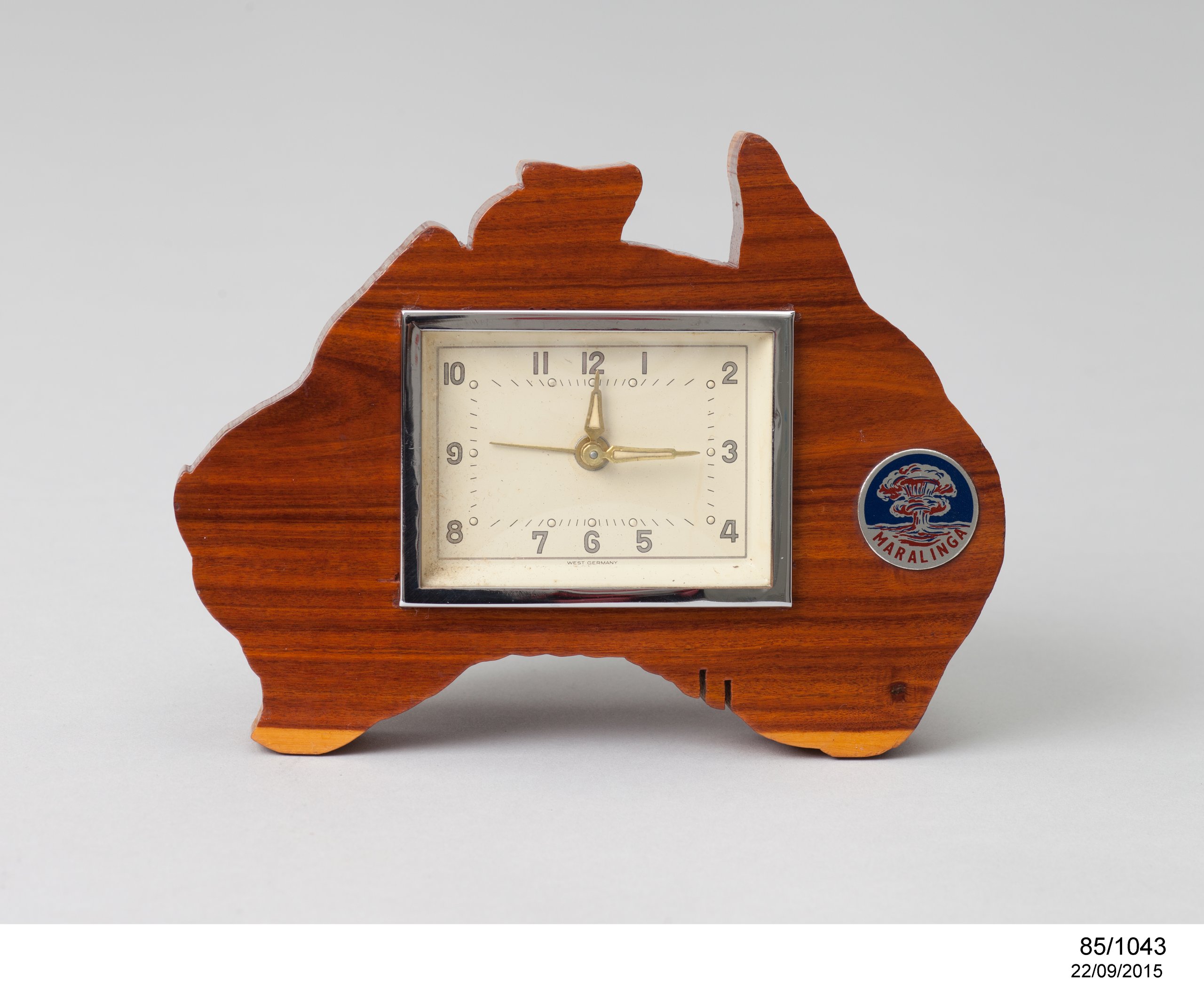 Maralinga souvenir clock