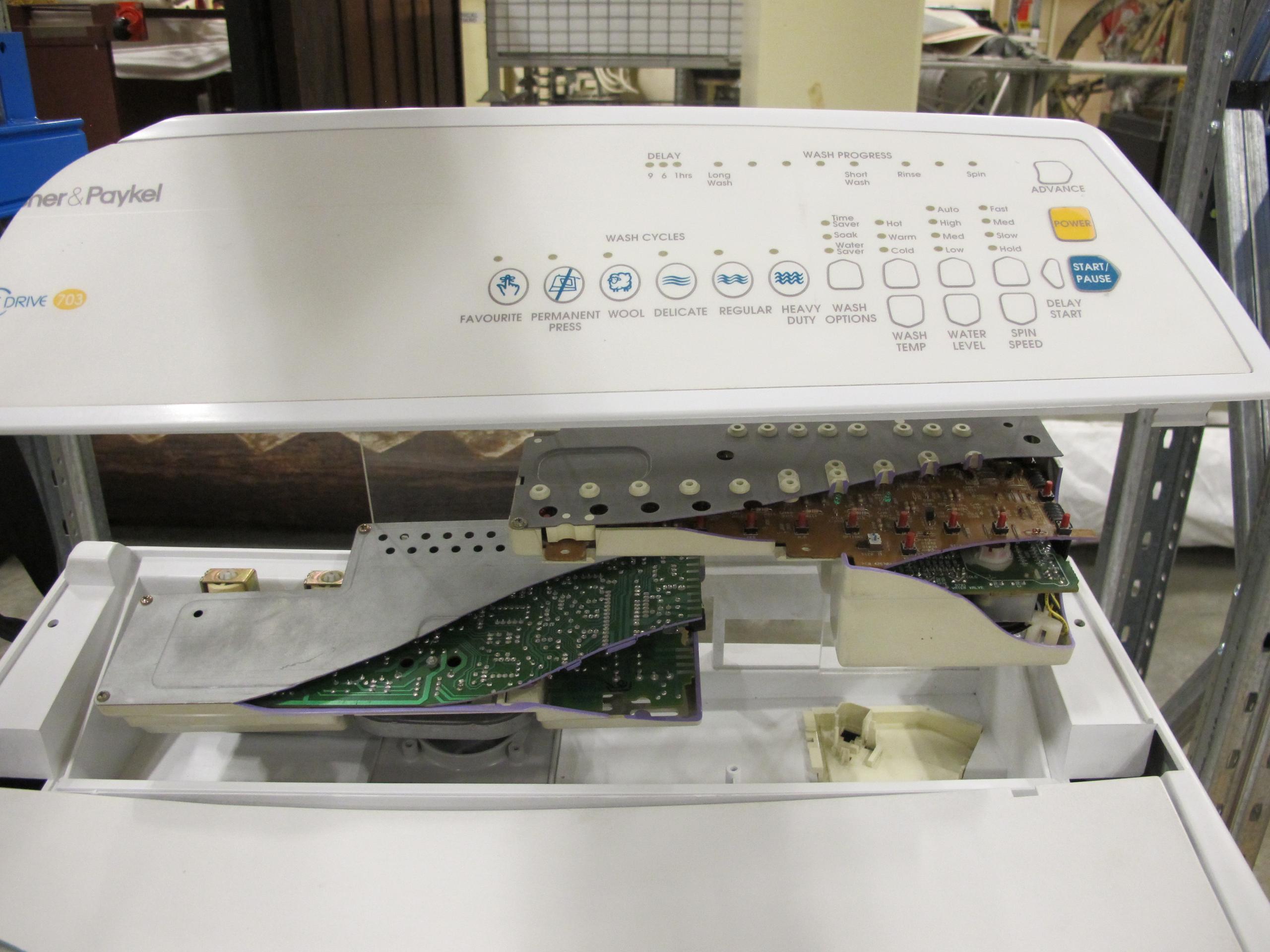 Powerhouse Collection Sectioned model of electric washing machine