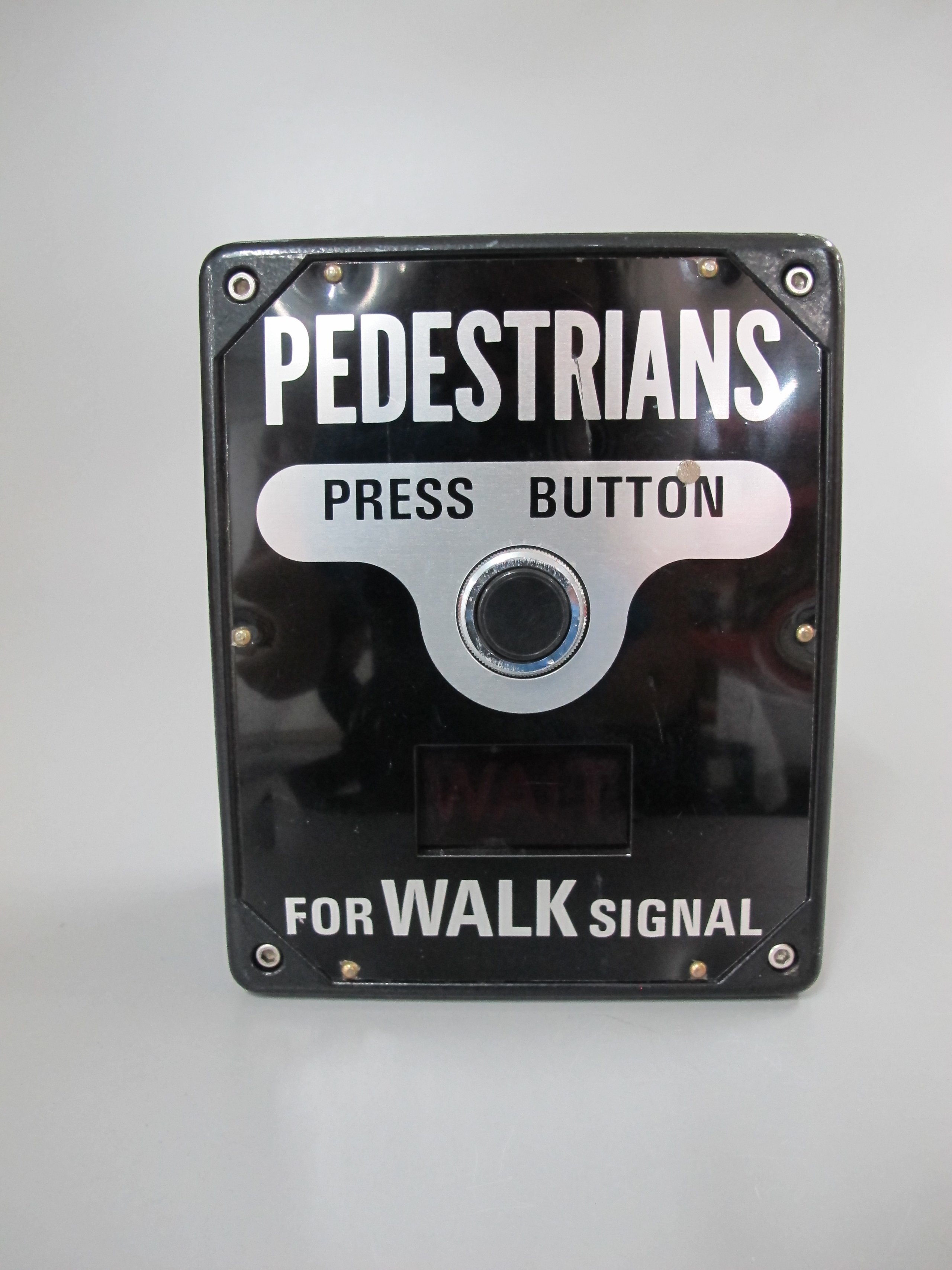 Traffic light pedestrian crossing buttons
