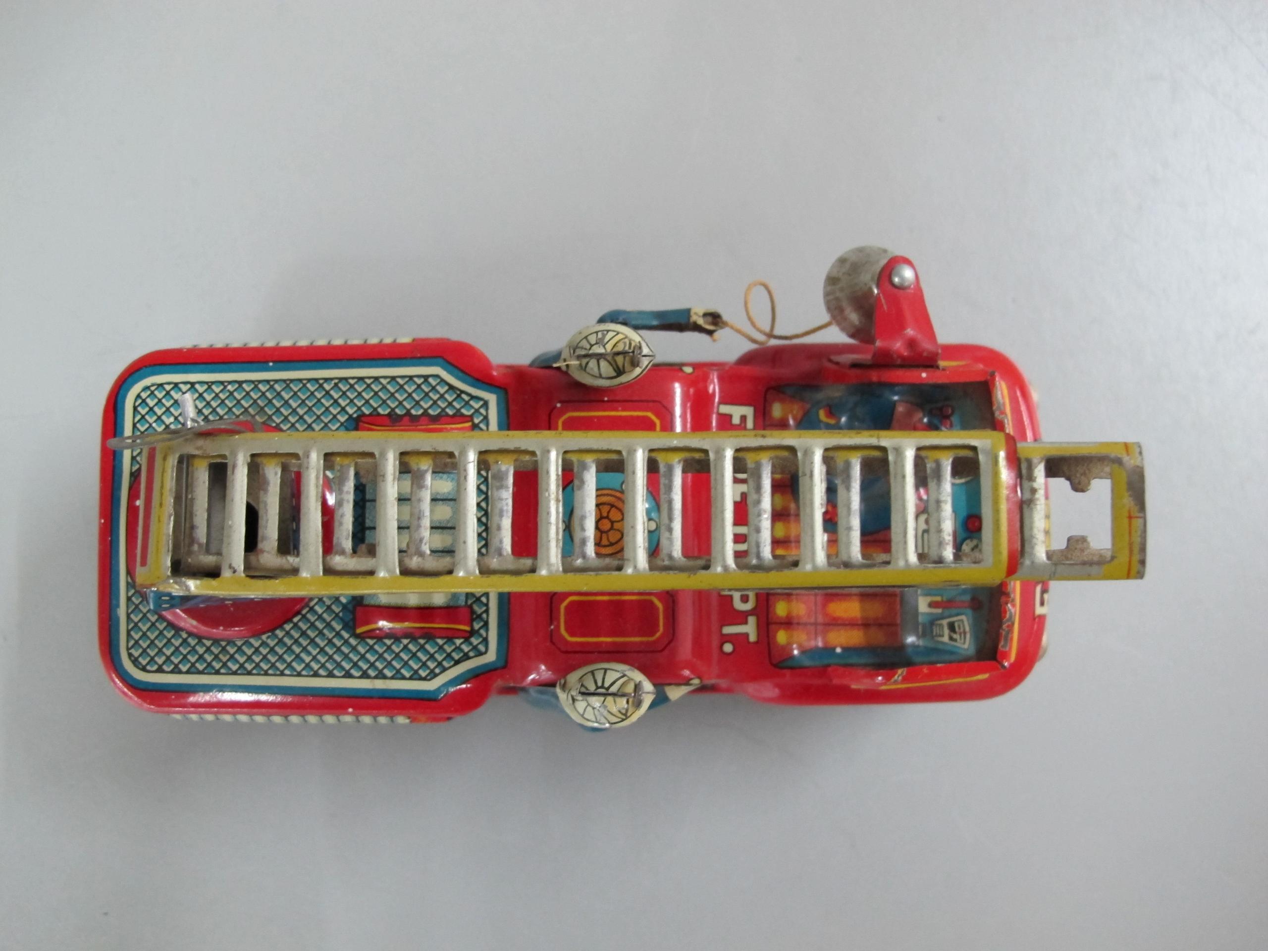 Powerhouse Collection - Nomura tin toy fire engine Powerhouse Collection - Nomura tin toy fire engine