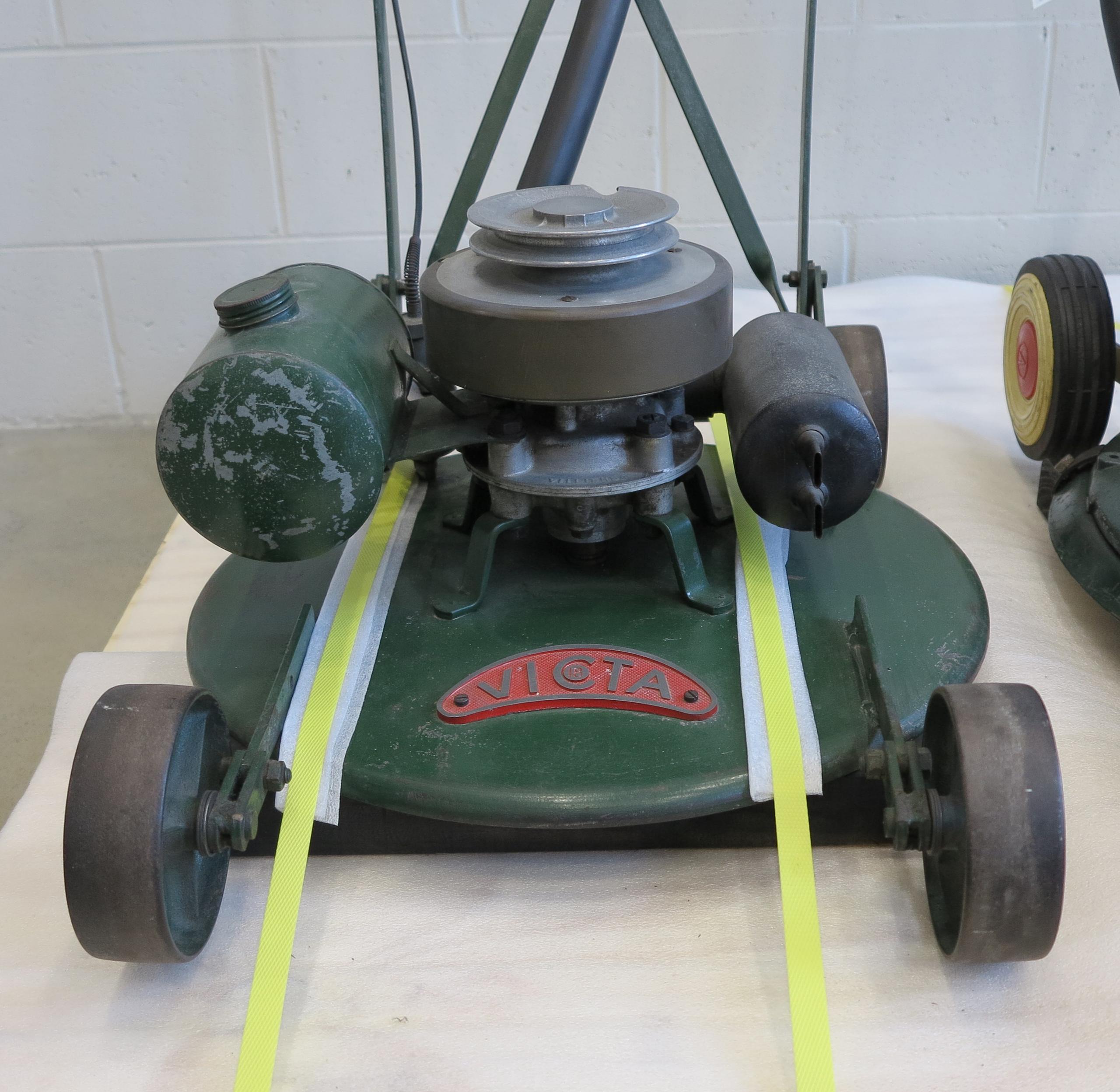 Victa lawnmower, first off the production line