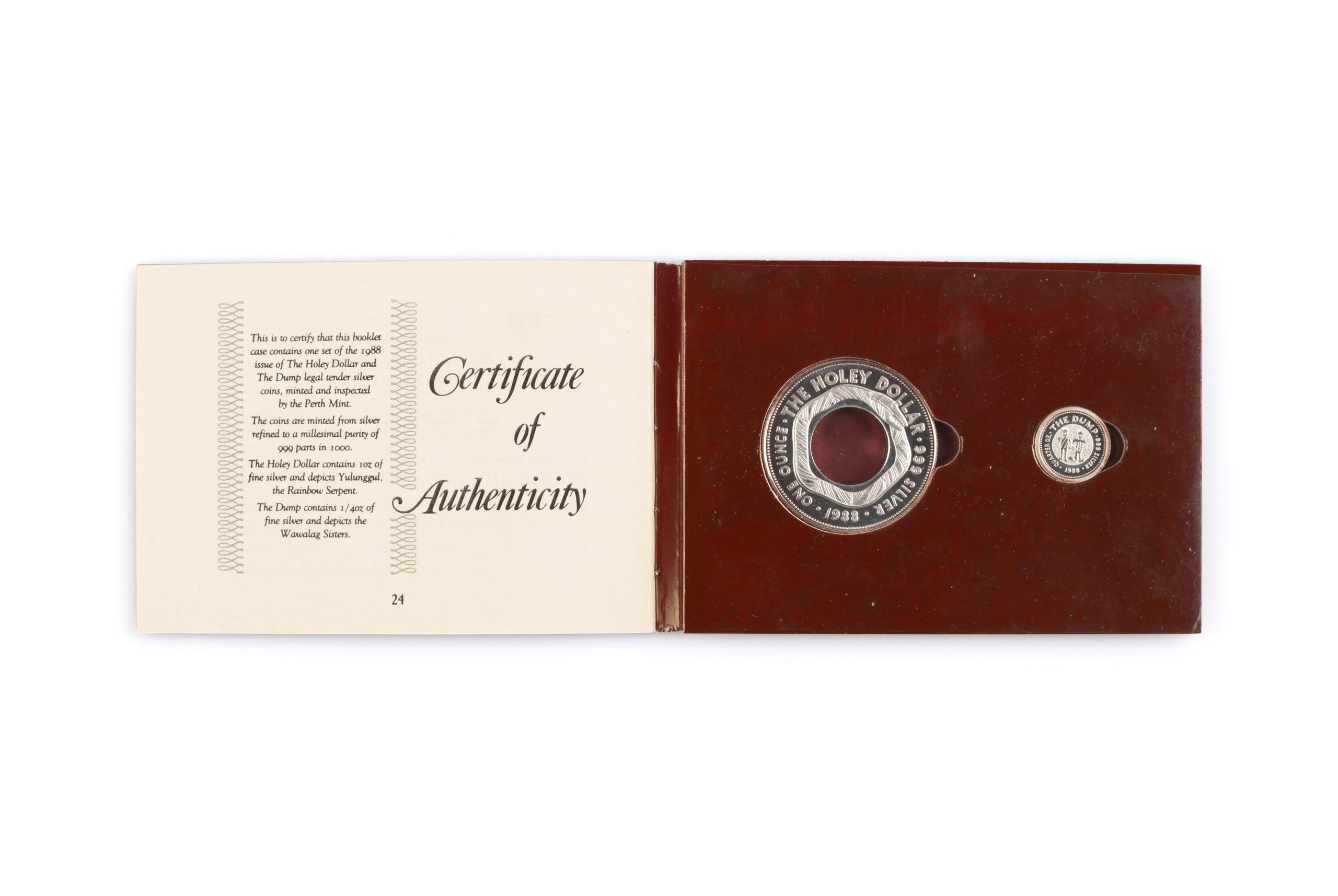 Powerhouse Collection - Uncirculated 'The Holey dollar & the Dump