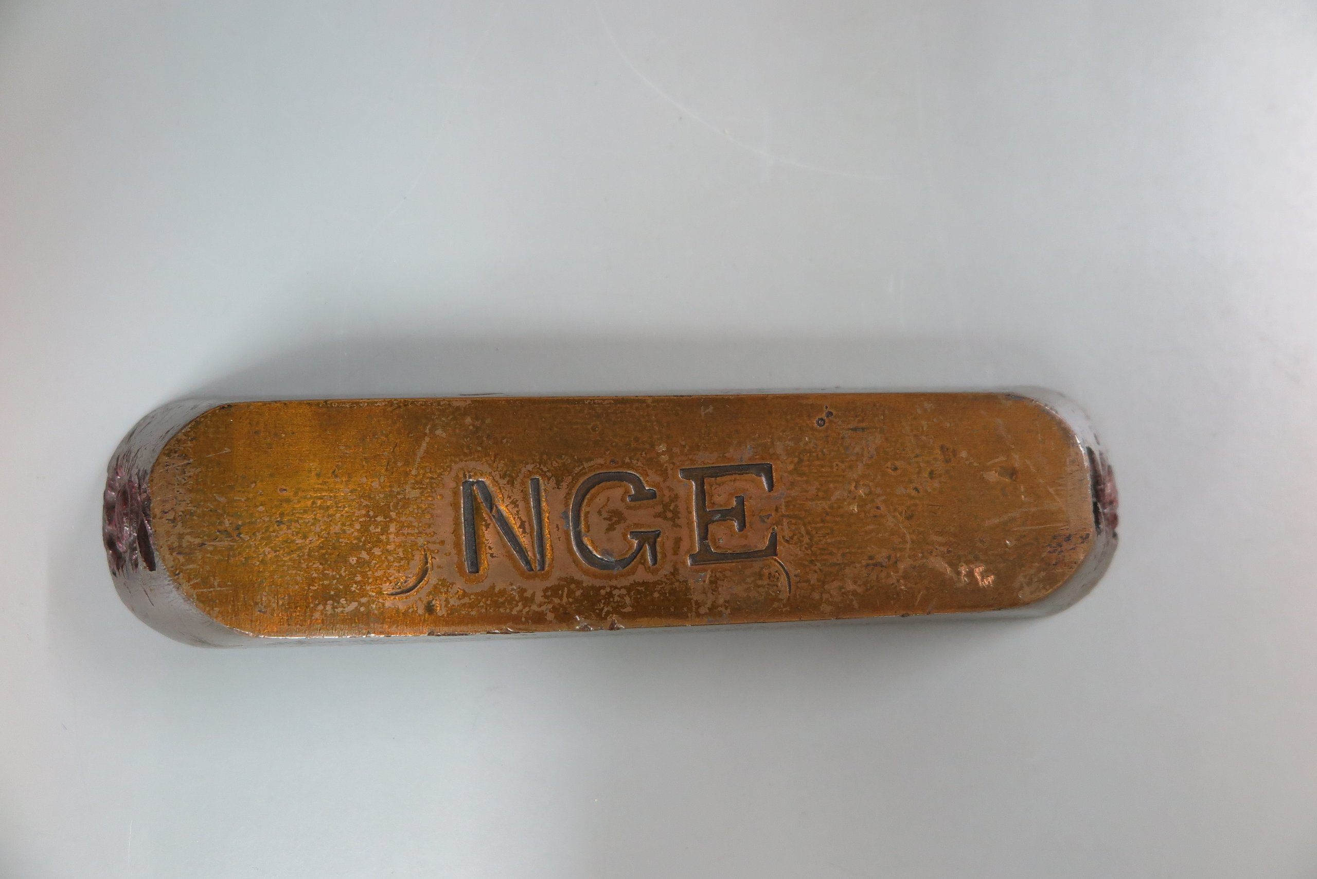 Copper ingot from Nymagee, New South Wales