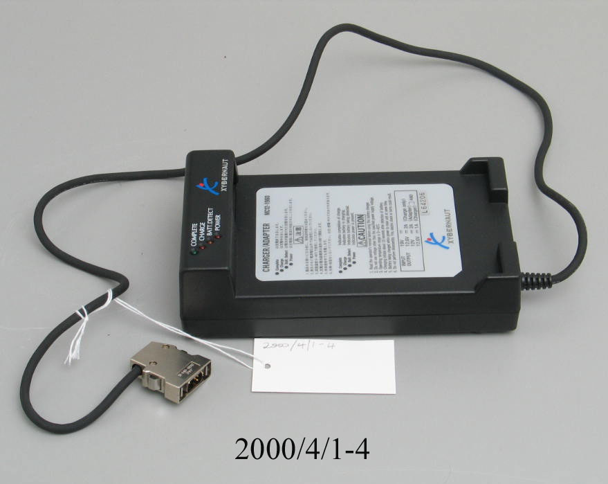 Charger adaptor, part of the 'Xybernaut Mobile Assistant IV' wearable computer