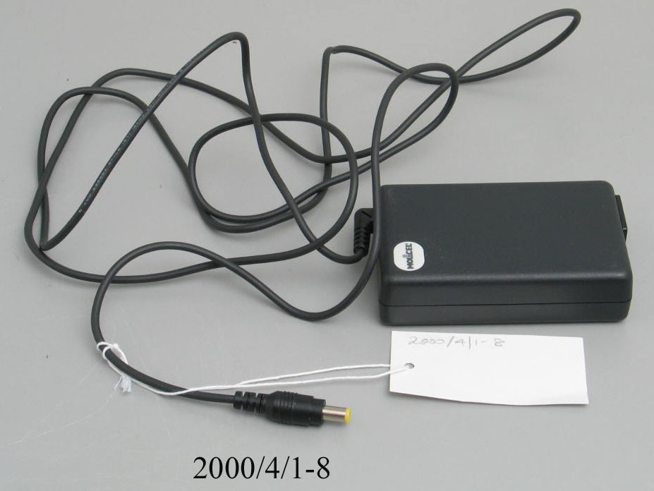 AC adaptor, part of the 'Xybernaut Mobile Assistant IV' wearable computer