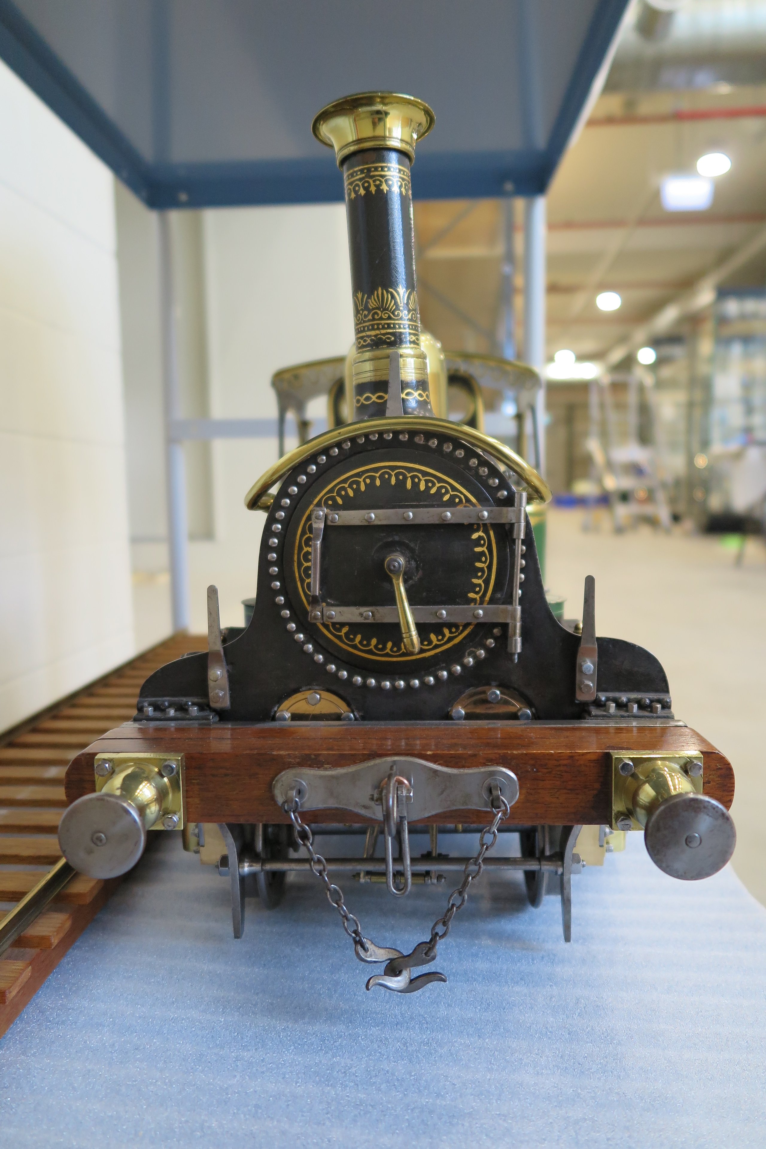 Model of steam locomotive 'Perseverance'