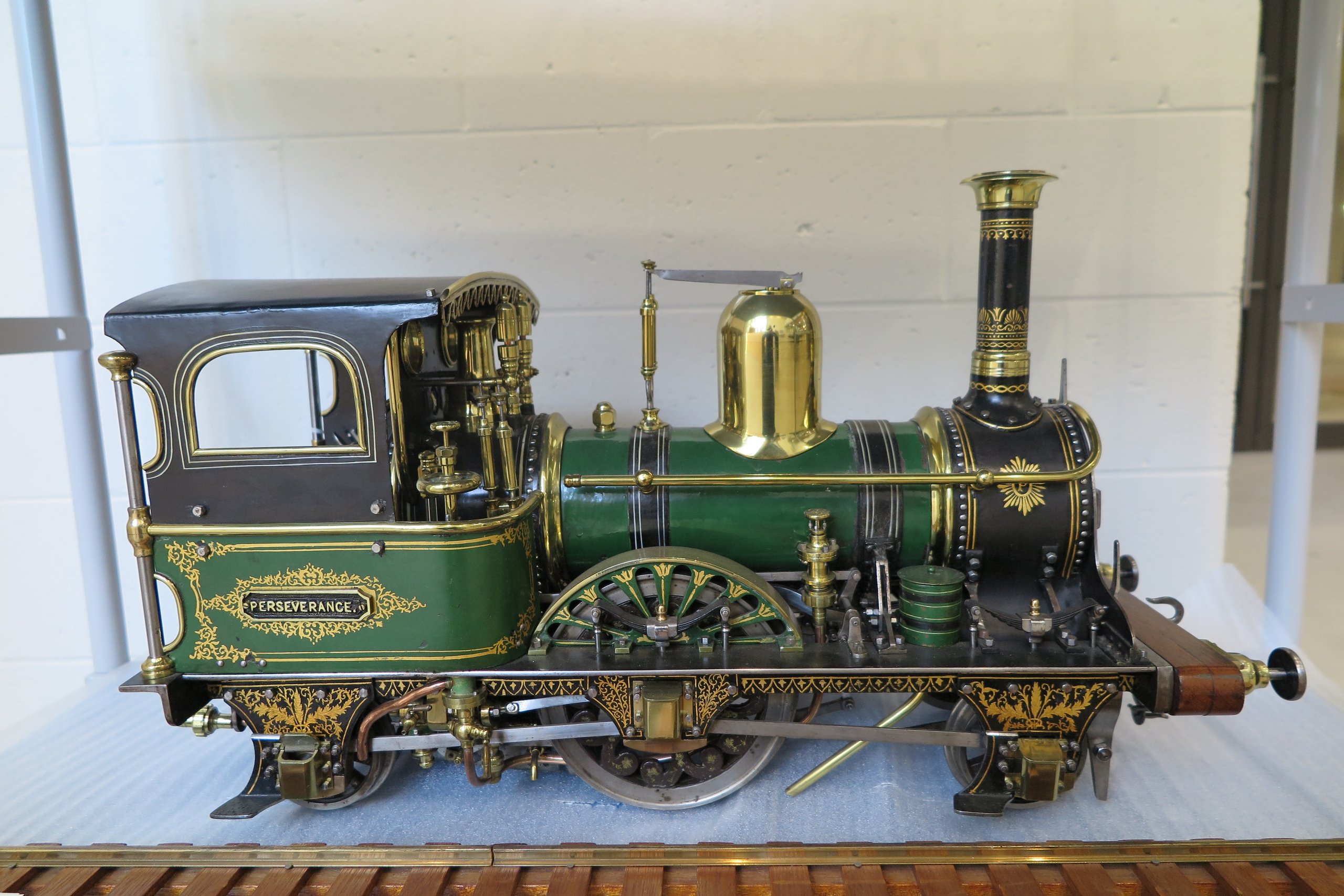 Model of steam locomotive 'Perseverance'