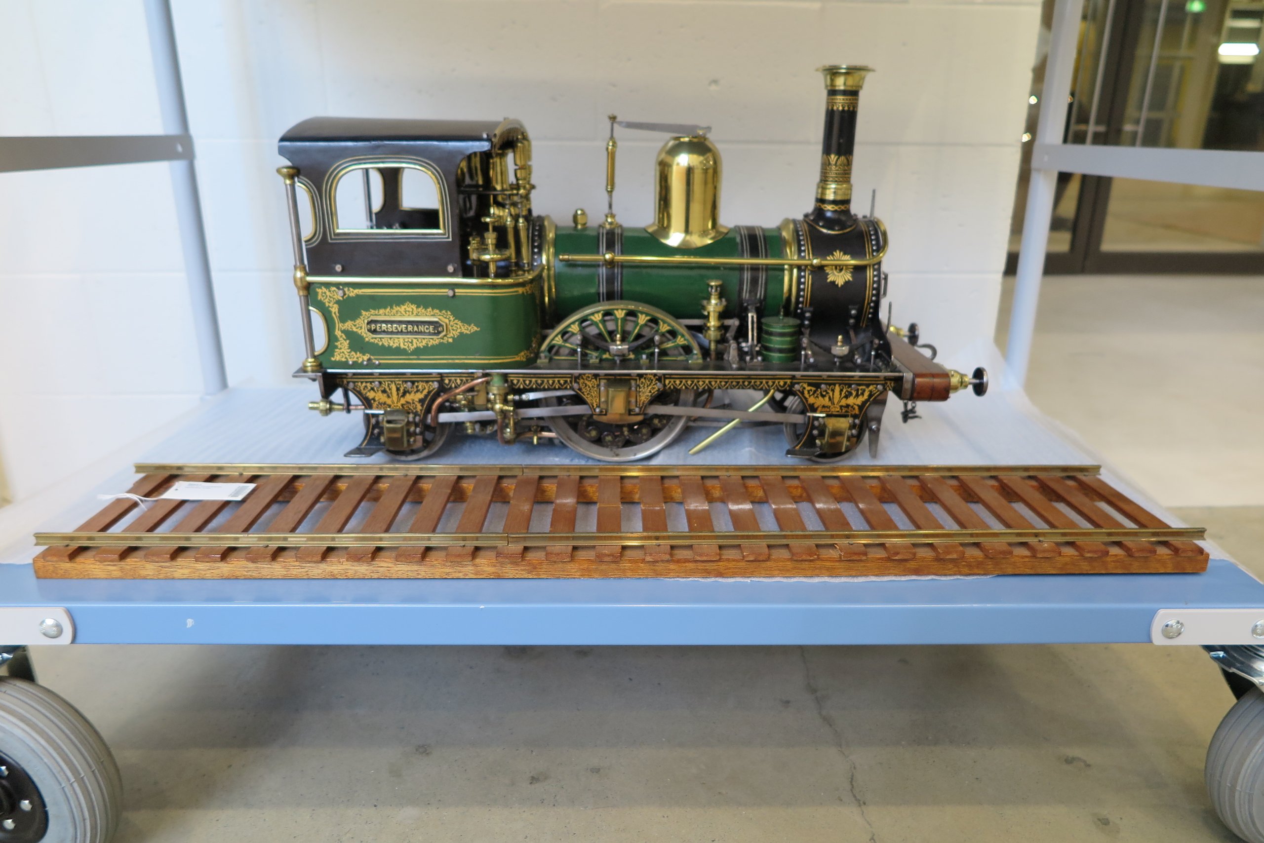 Model of steam locomotive 'Perseverance'