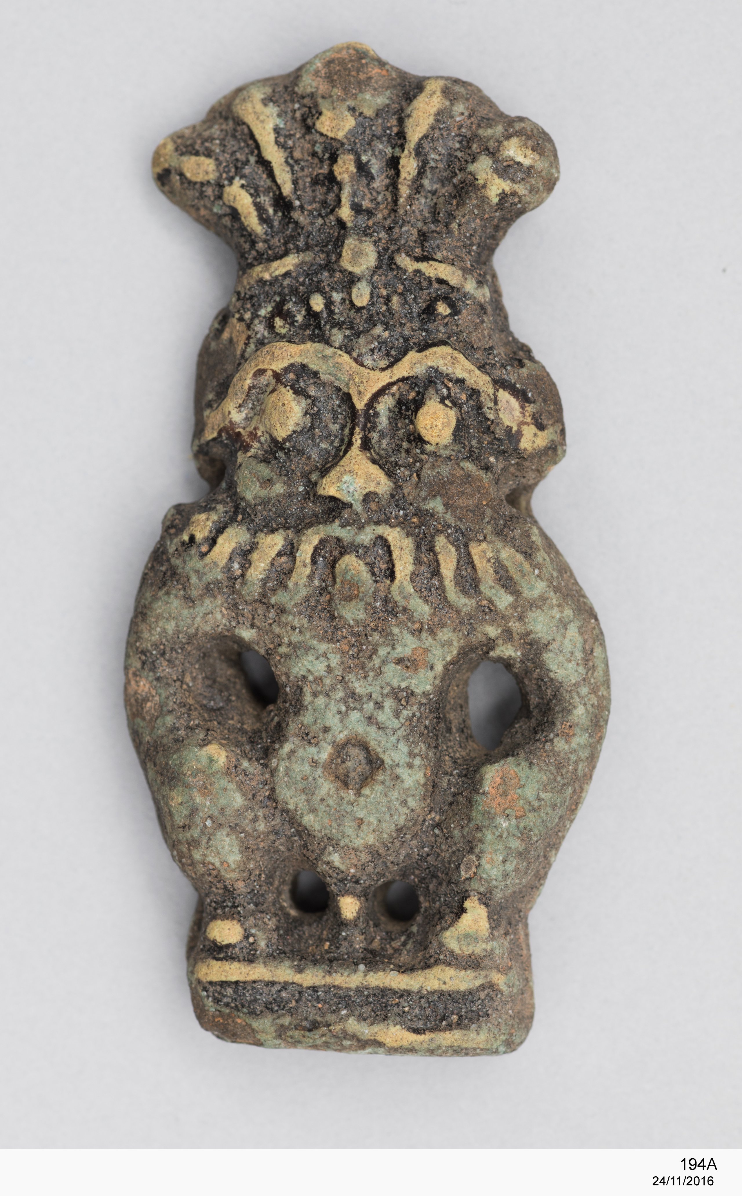 Egyptian faience amulet