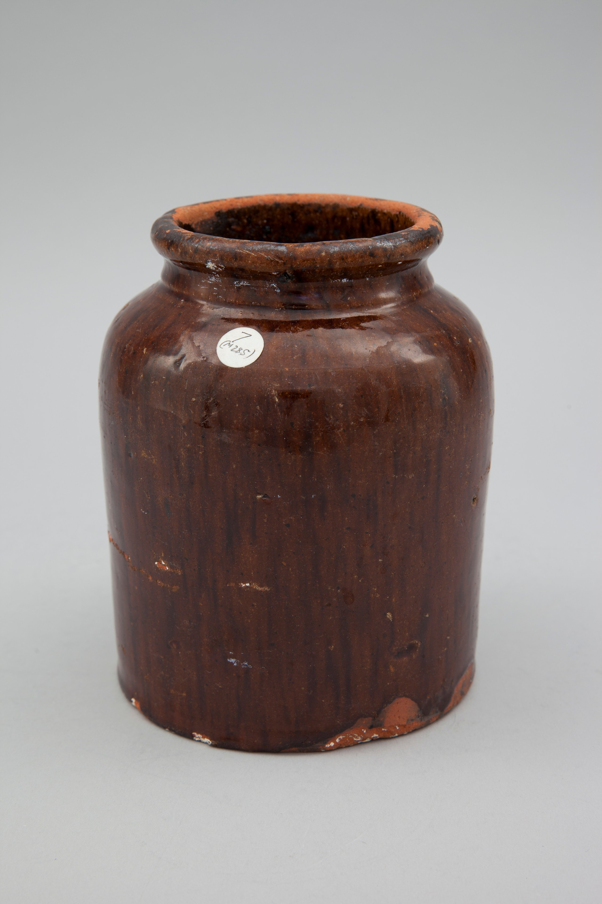 Earthenware jar made by J G S Hoffmann