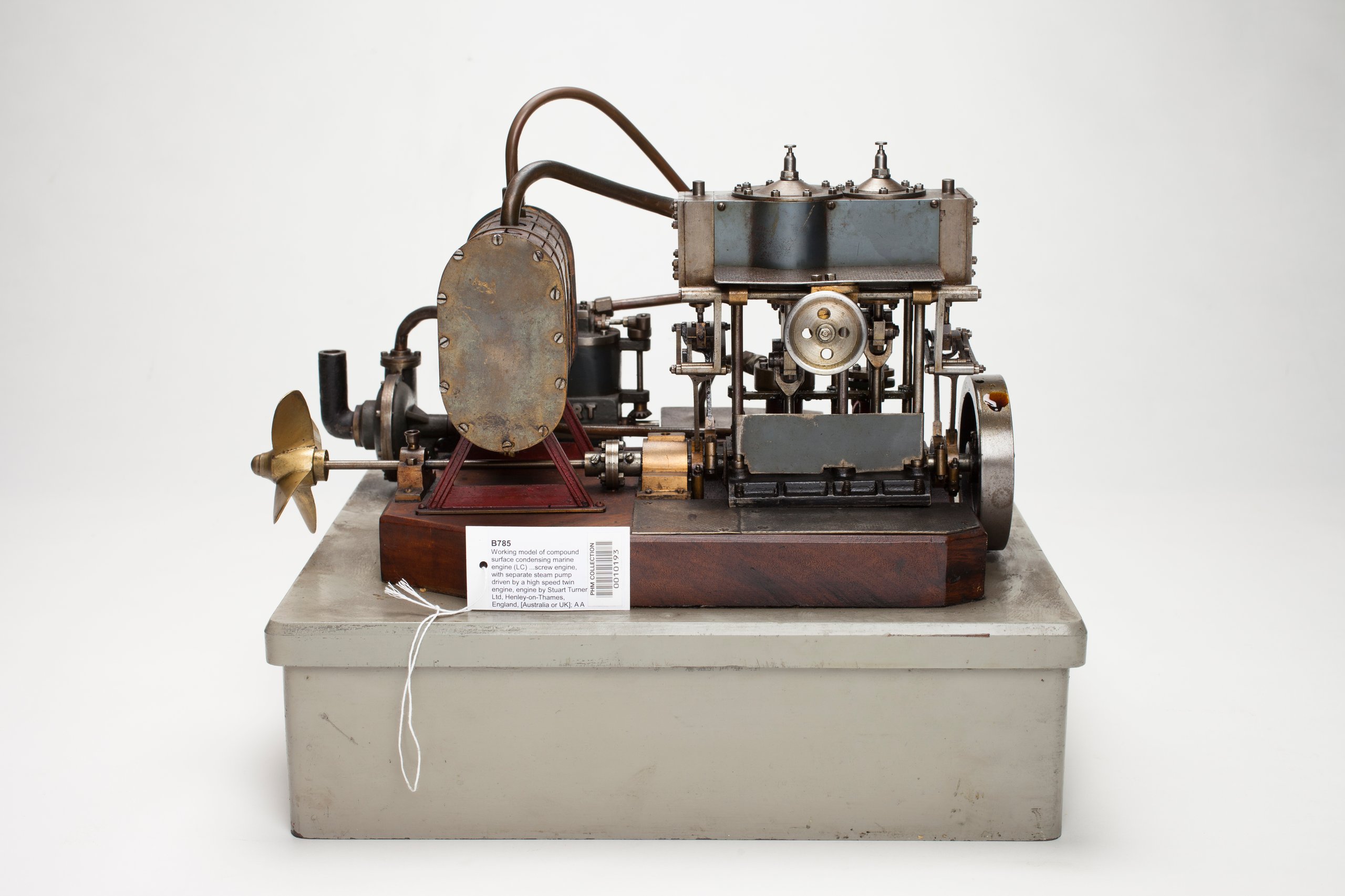 Model of a compound surface condensing marine engine