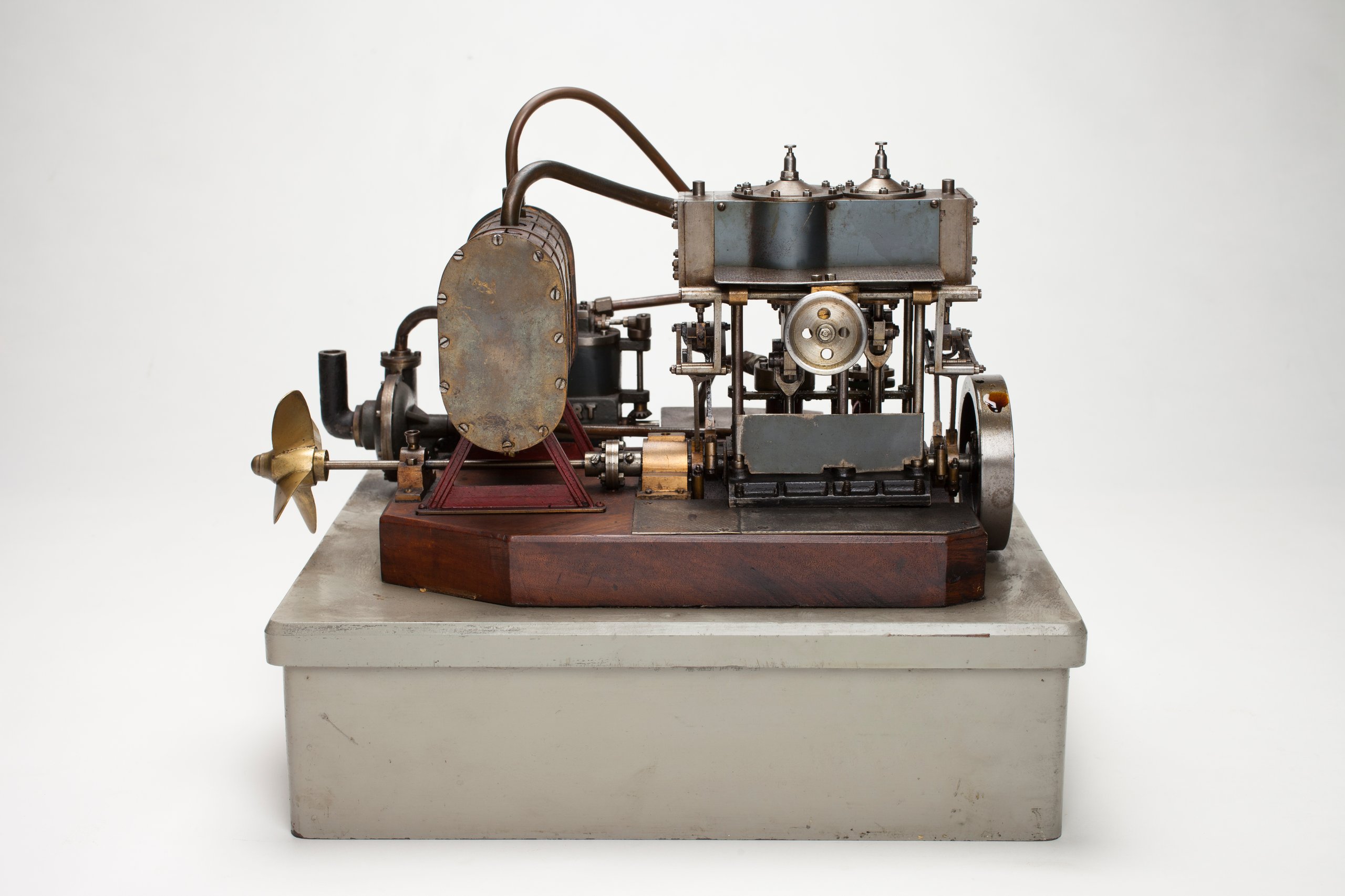 Model of a compound surface condensing marine engine