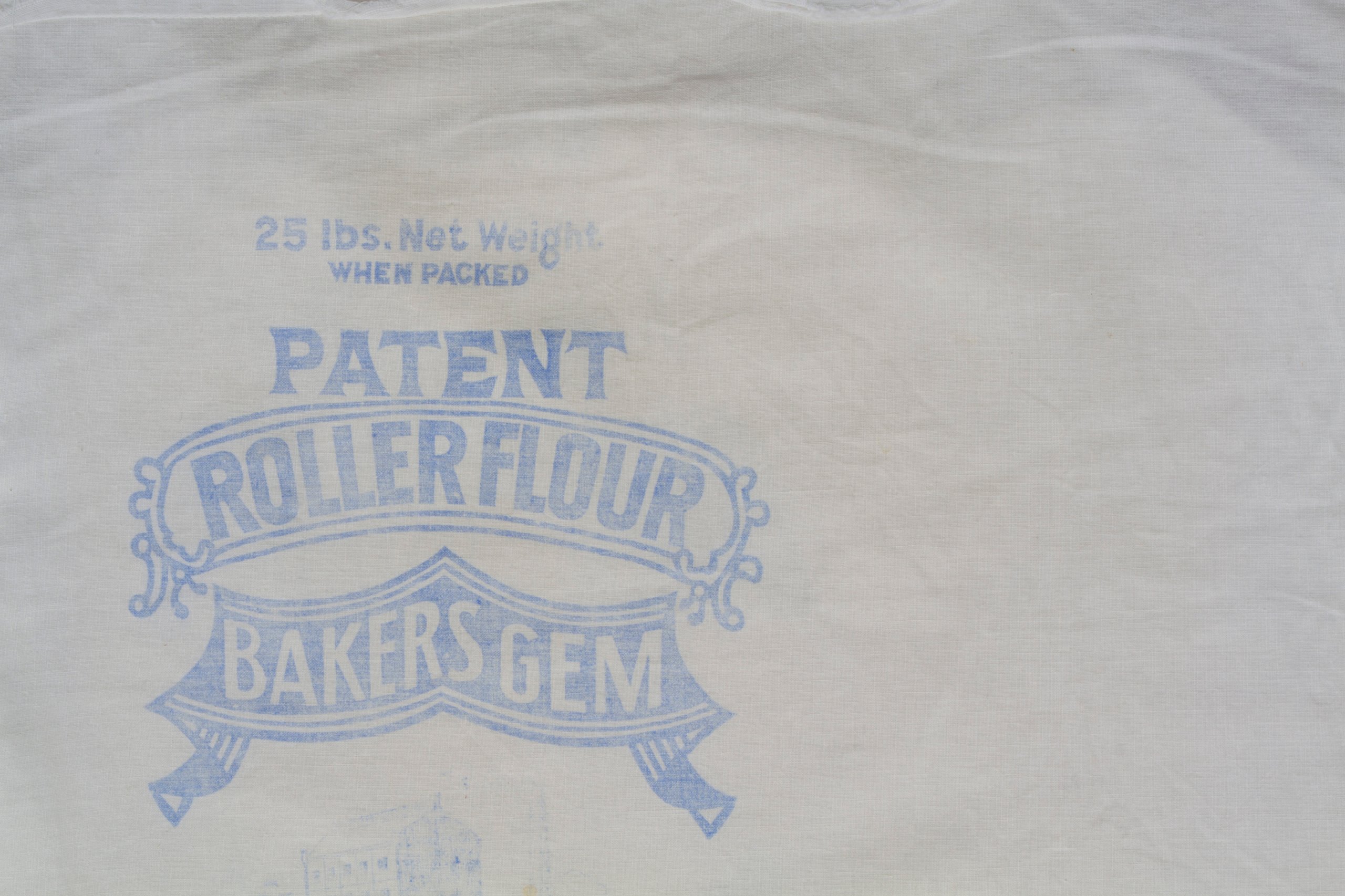 Pillowcase made from an Albury flour mill bag