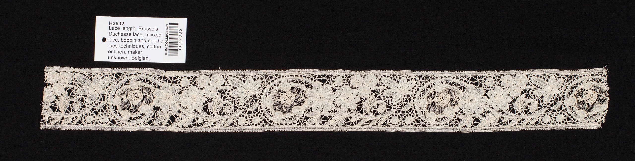 Brussels Duchesse lace length