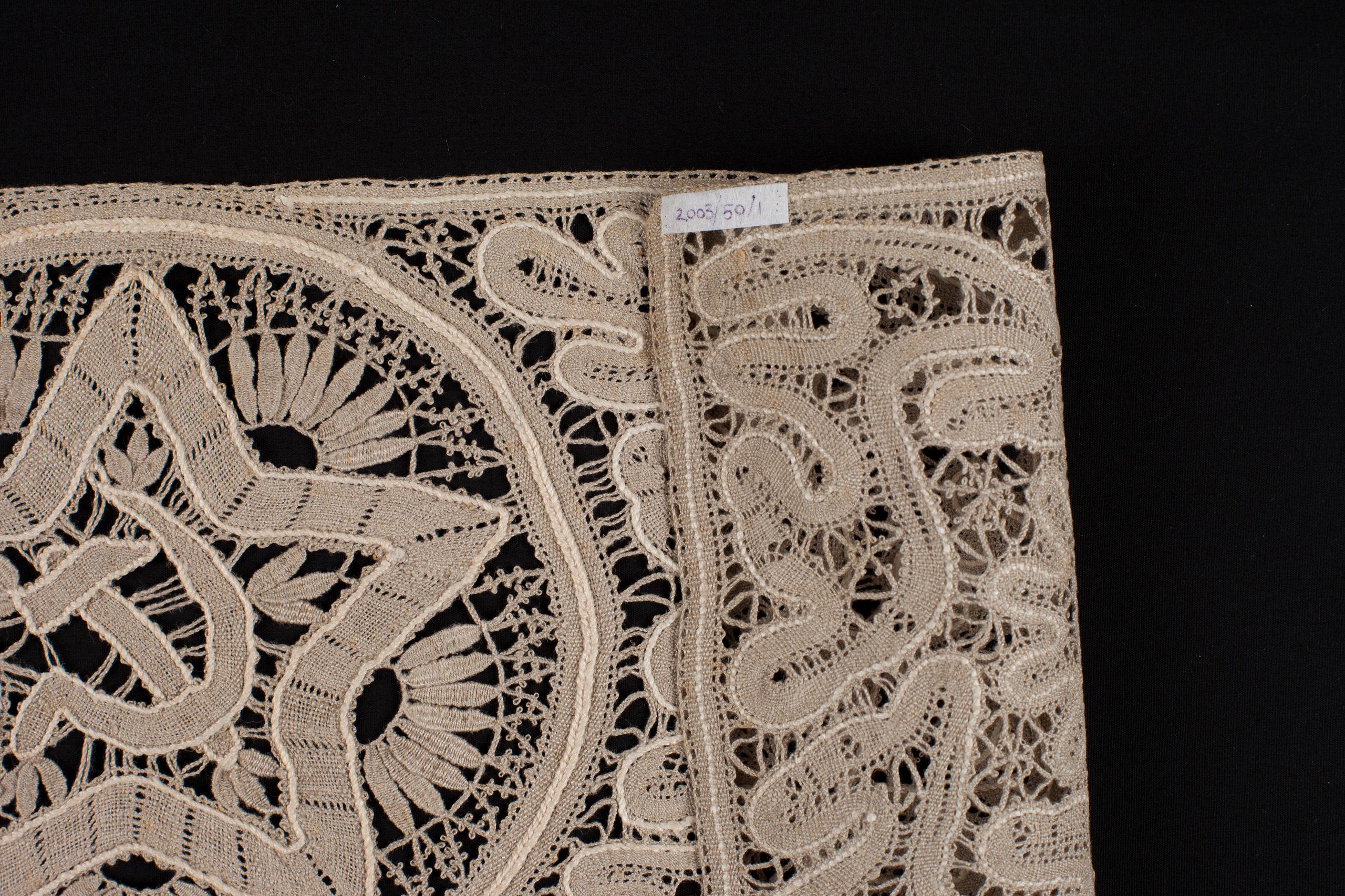 Powerhouse Collection - Bobbin lace panel, 1930-1935