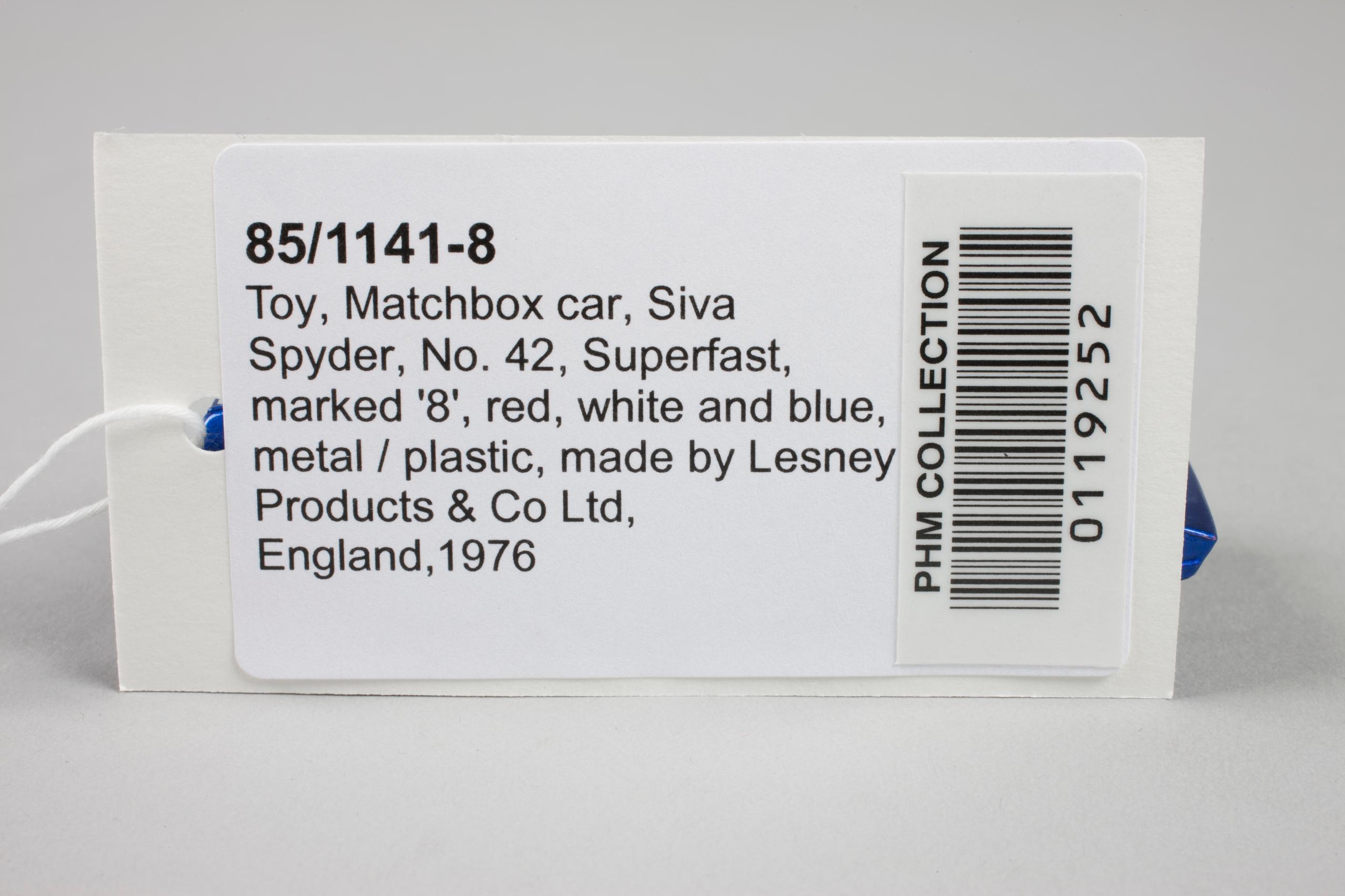 Matchbox - No.41 Siva Spyder (Gebraucht) in Basel für CHF 2.5 – mit Matchbox - No.41 Siva Spyder (Gebraucht) in Basel für CHF 2.5 – mit
