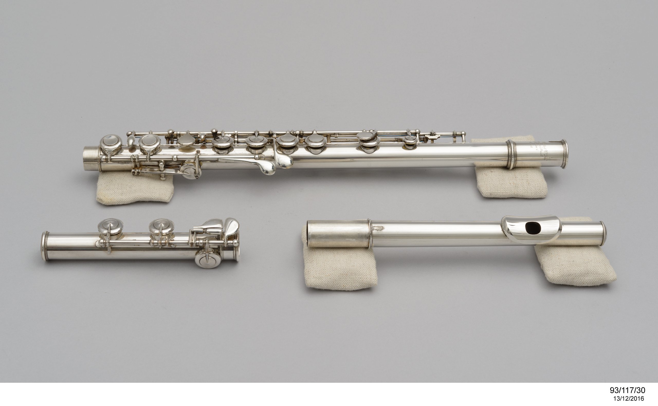 Flute played by John Amadio and made by Rudall Carte & Co