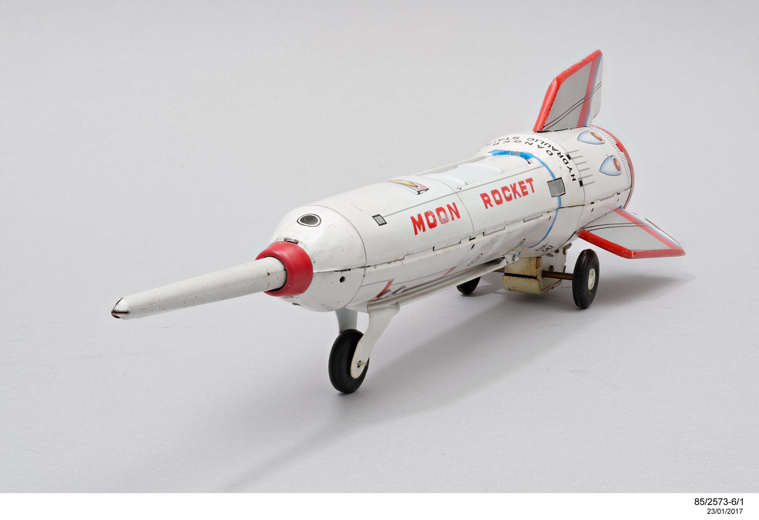 Powerhouse Collection - 'Moon Rocket' toy space rocket by Masudaya (MT)