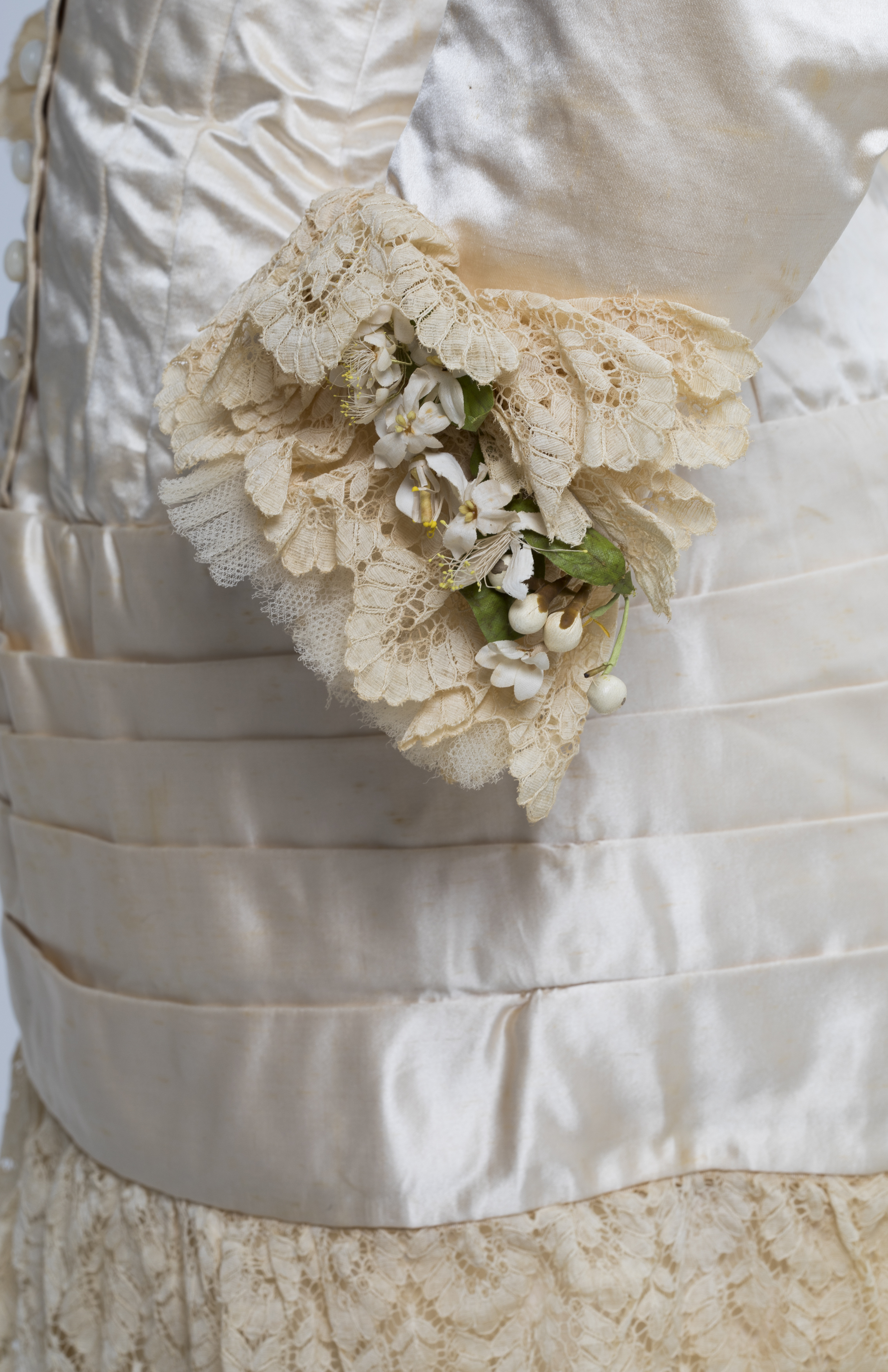 Wedding ensemble worn by Mary Cameron Murray