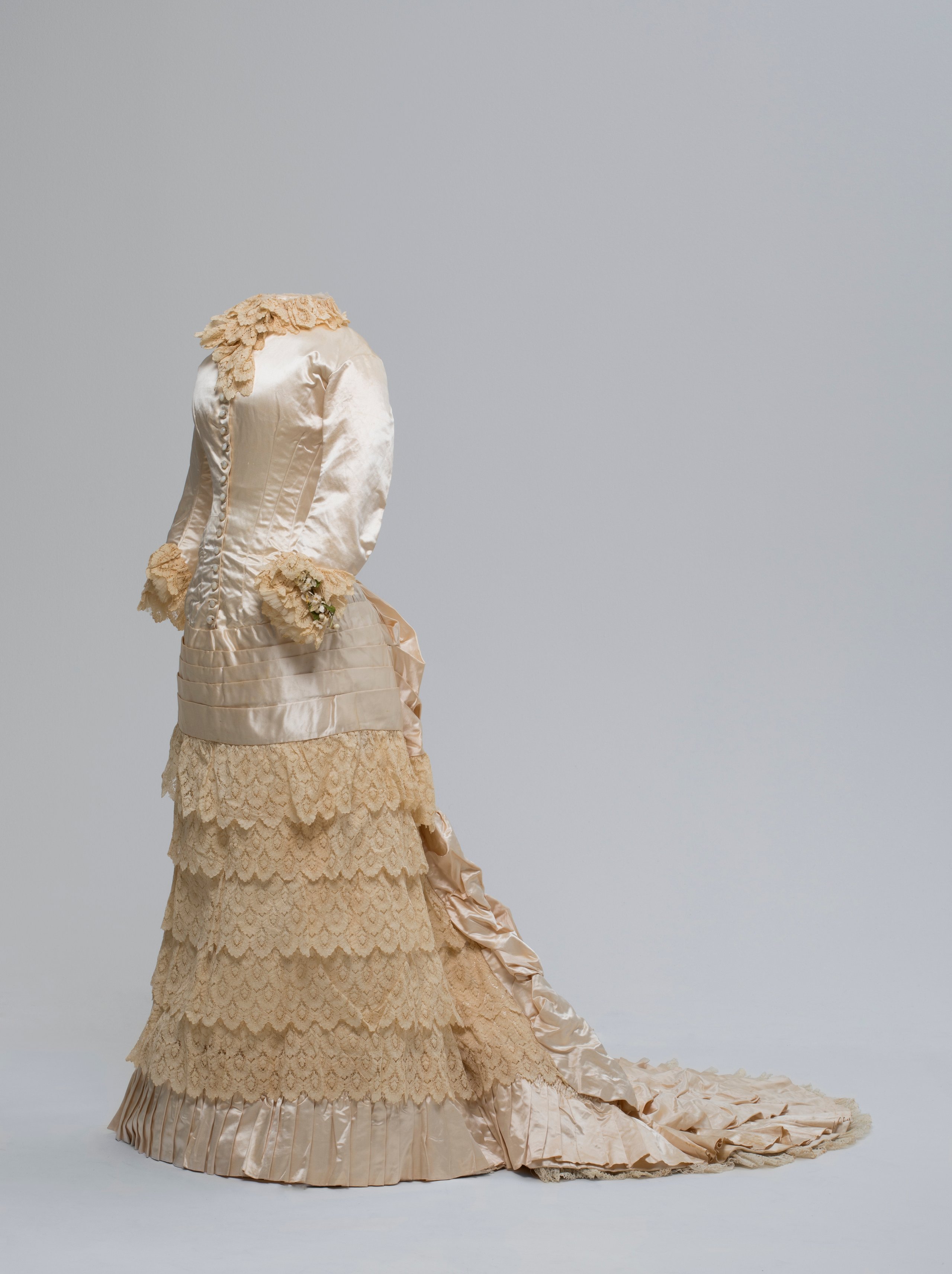 Wedding ensemble worn by Mary Cameron Murray