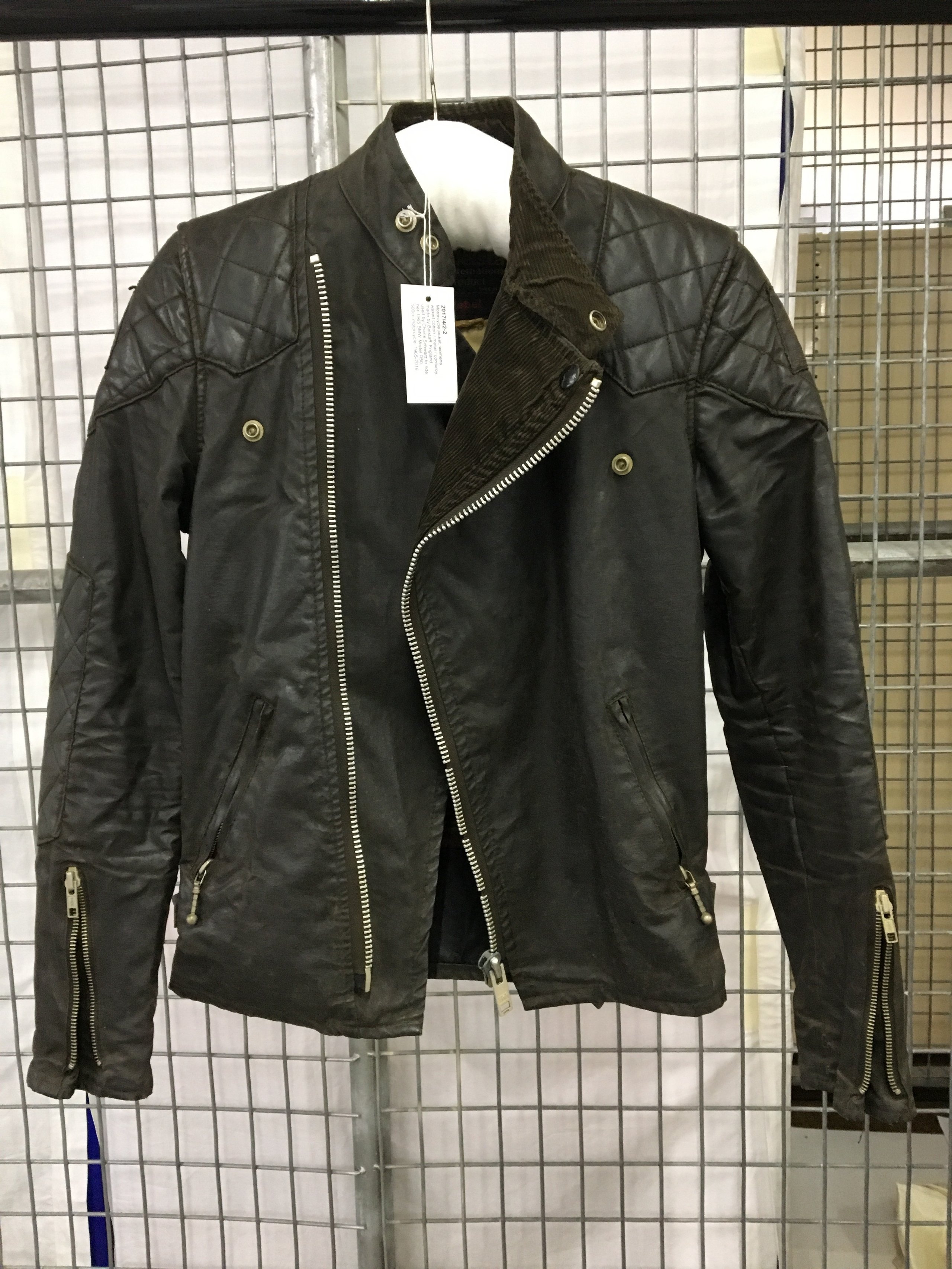 Powerhouse Collection - Belstaff motorcycle jacket used by Charis Schwarz