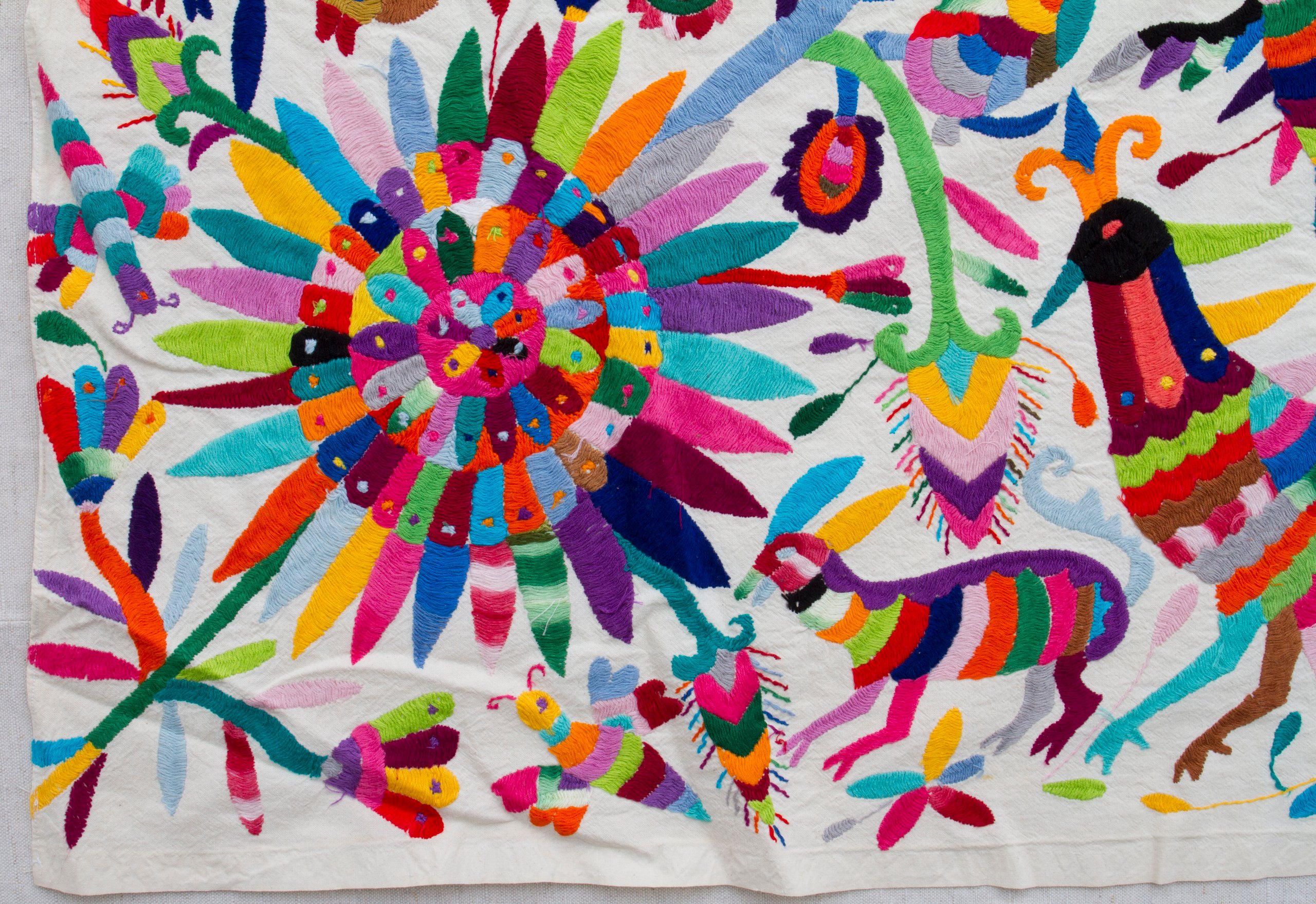 Otomi tenango (embroidery) from Mexico