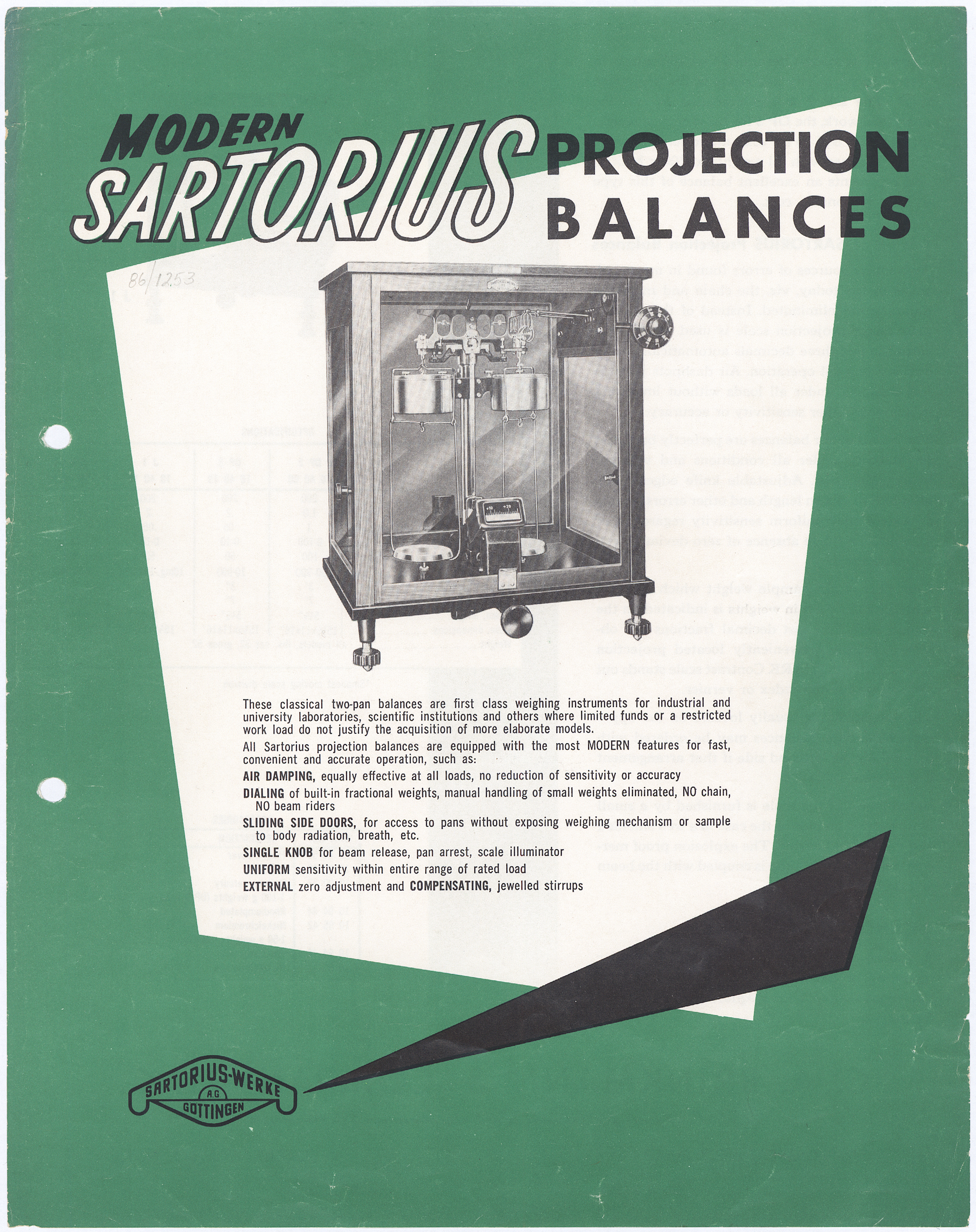 Sartorius-Werke mechanical analytical balance