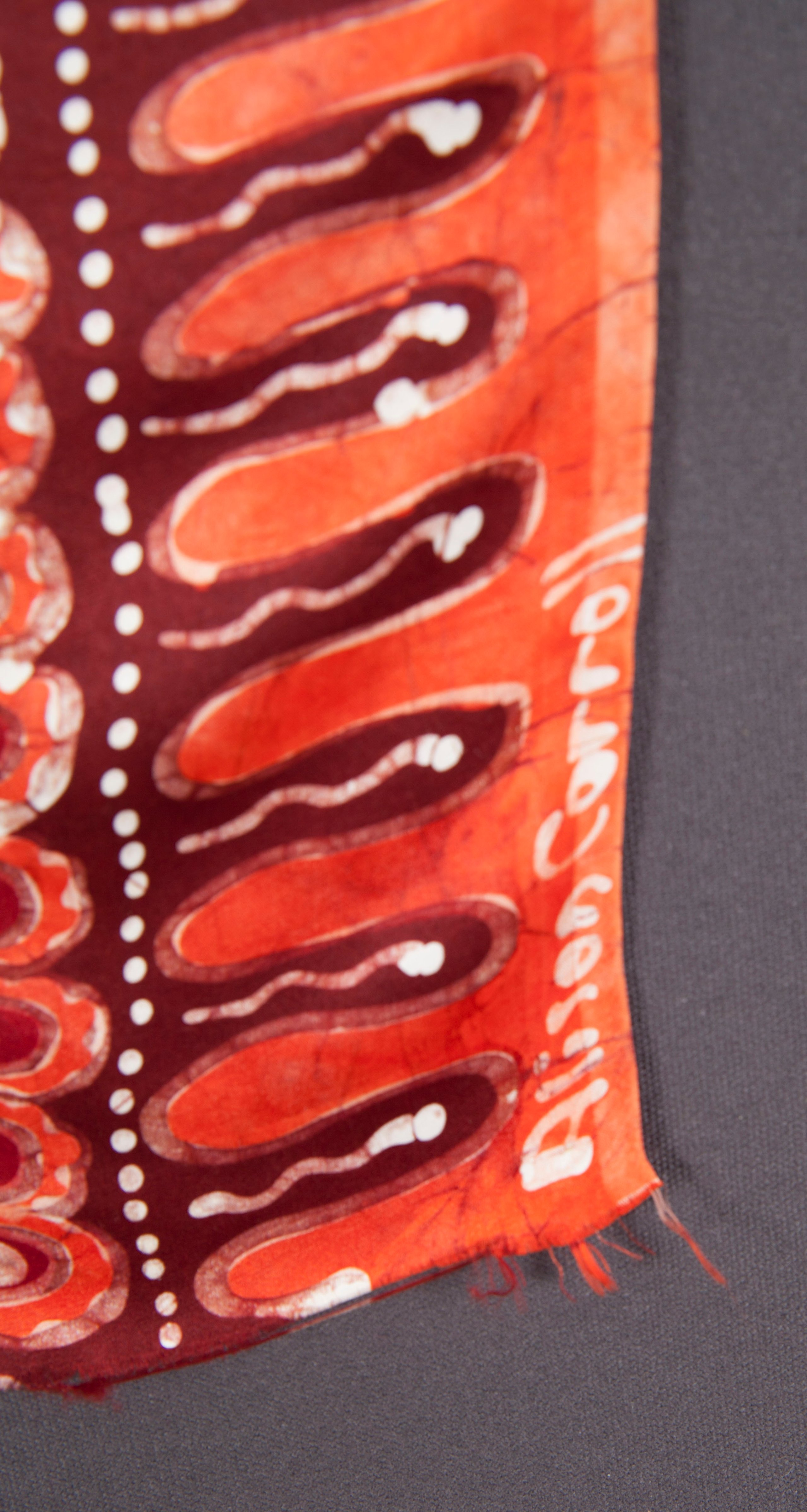 Silk textile length by Alison (Windlass) Carroll