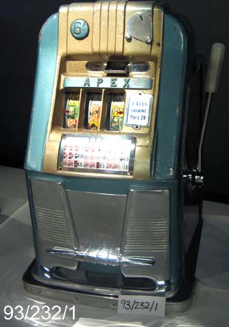 Poker machine by Apex Amusements, Sydney