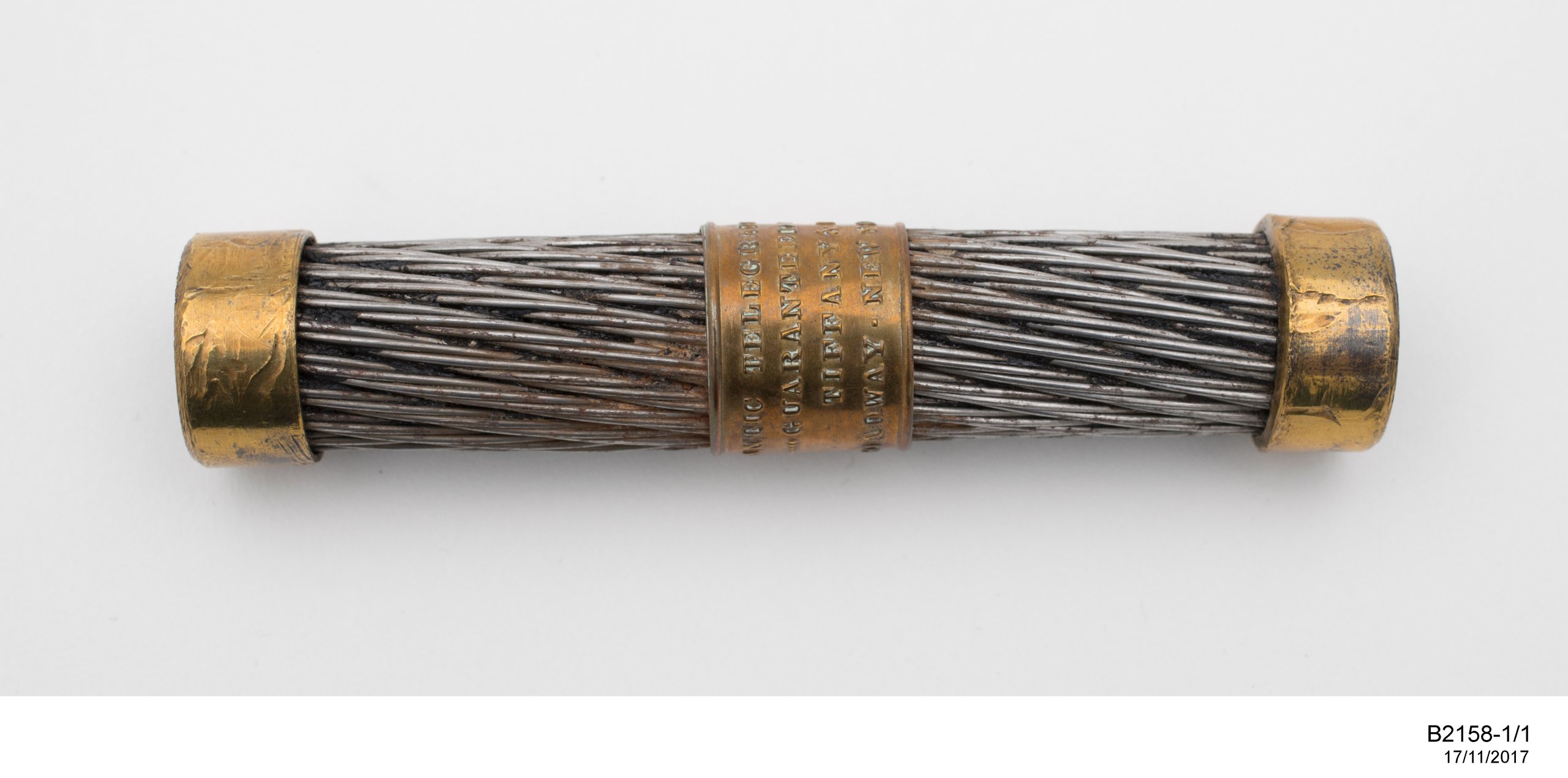 Section of Transatlantic telegraph cable