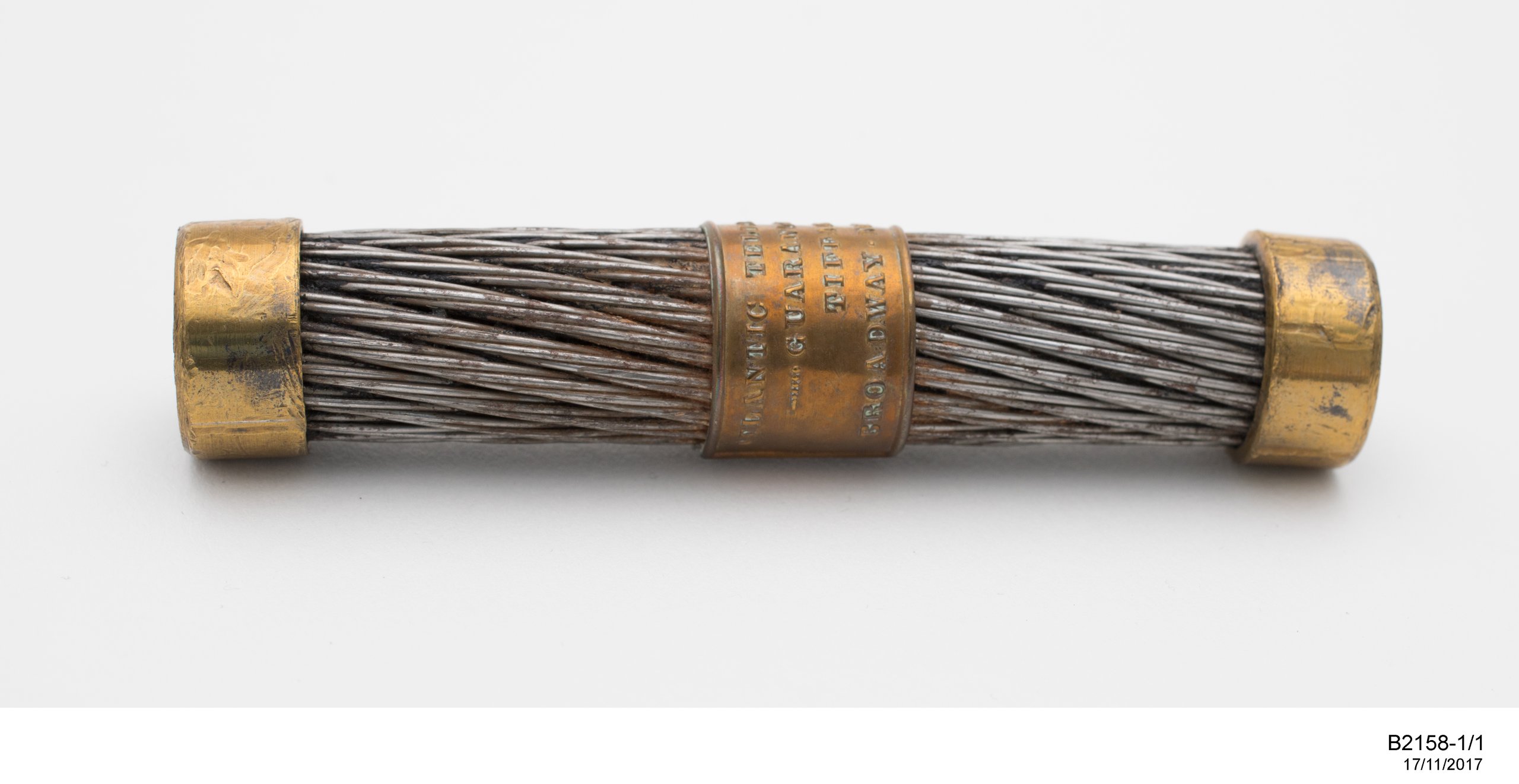 Section of Transatlantic telegraph cable