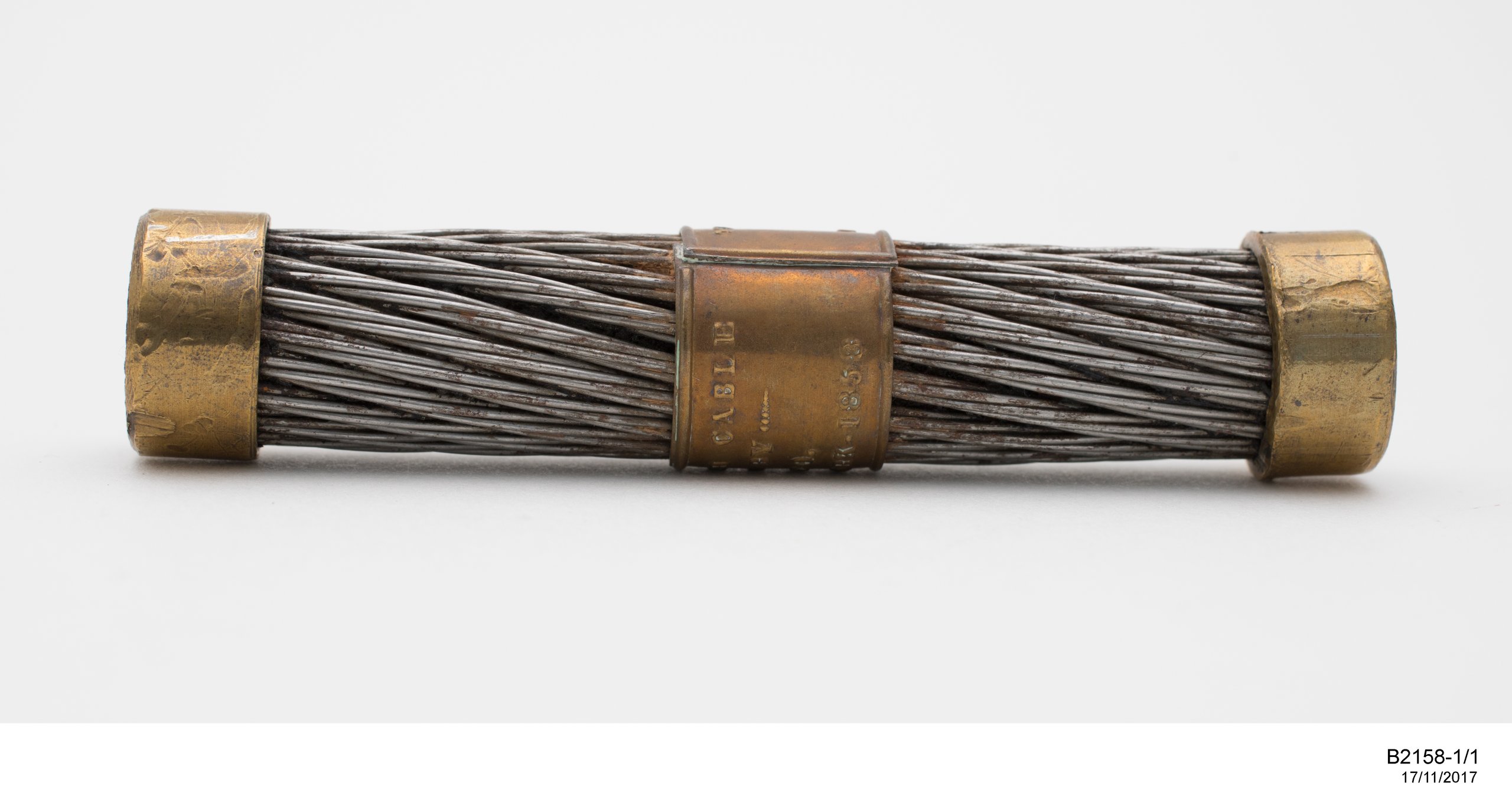 Section of Transatlantic telegraph cable