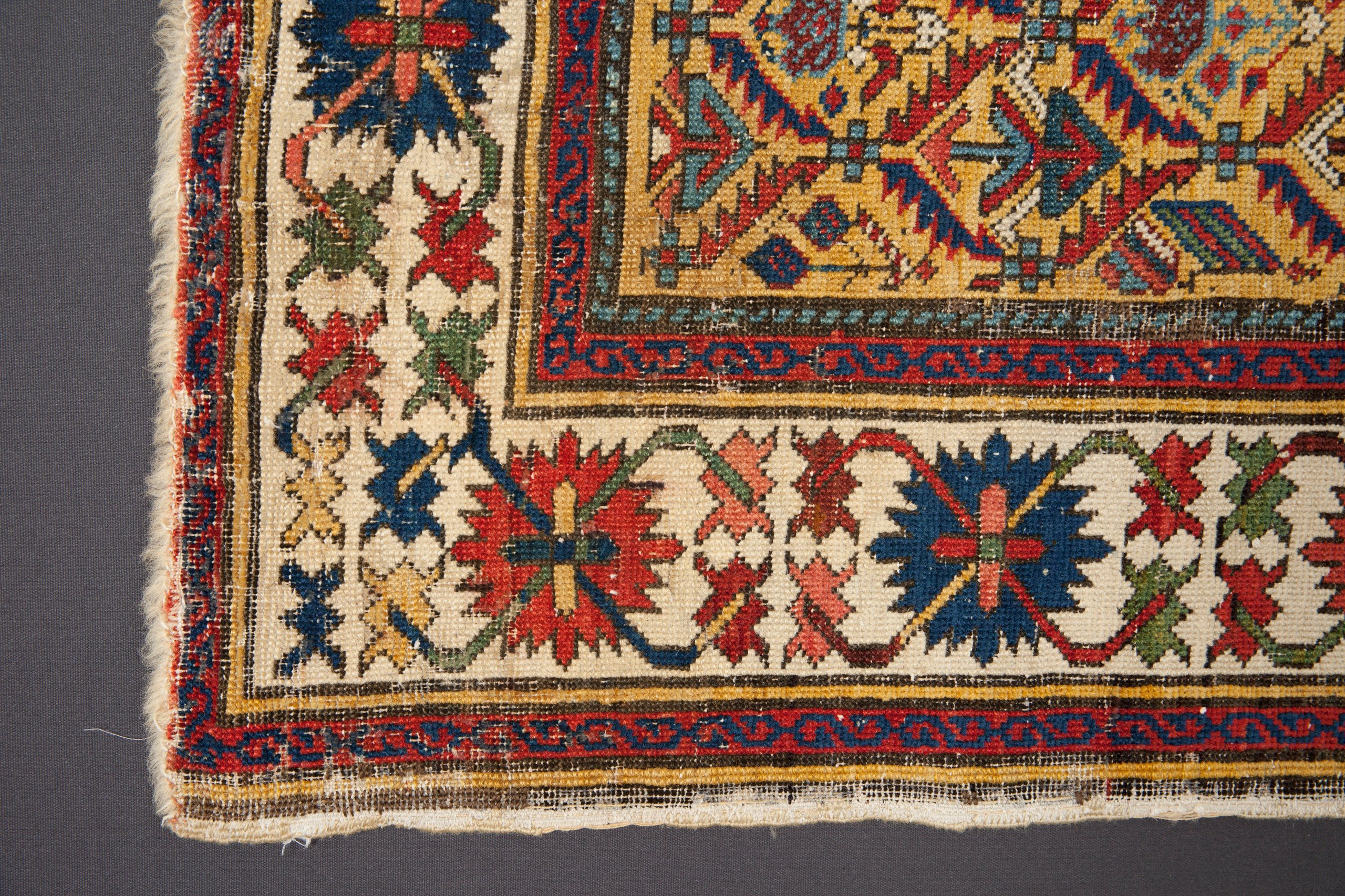 Knotted pile runner from Kuba region, Caucasus