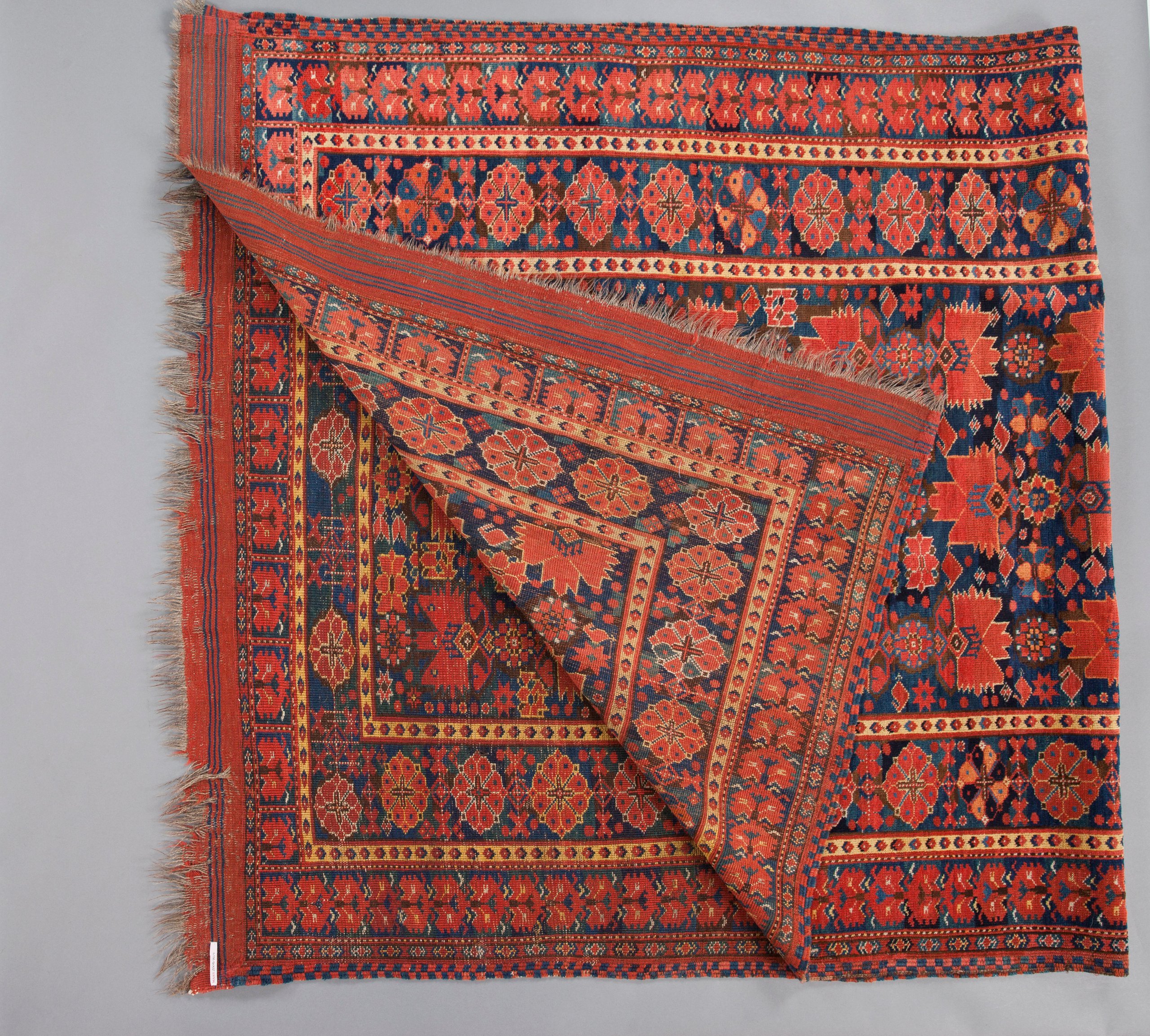 Turkmen Beshir carpet from Central Asia