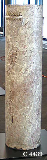 Marble sample from Warialda in form of column