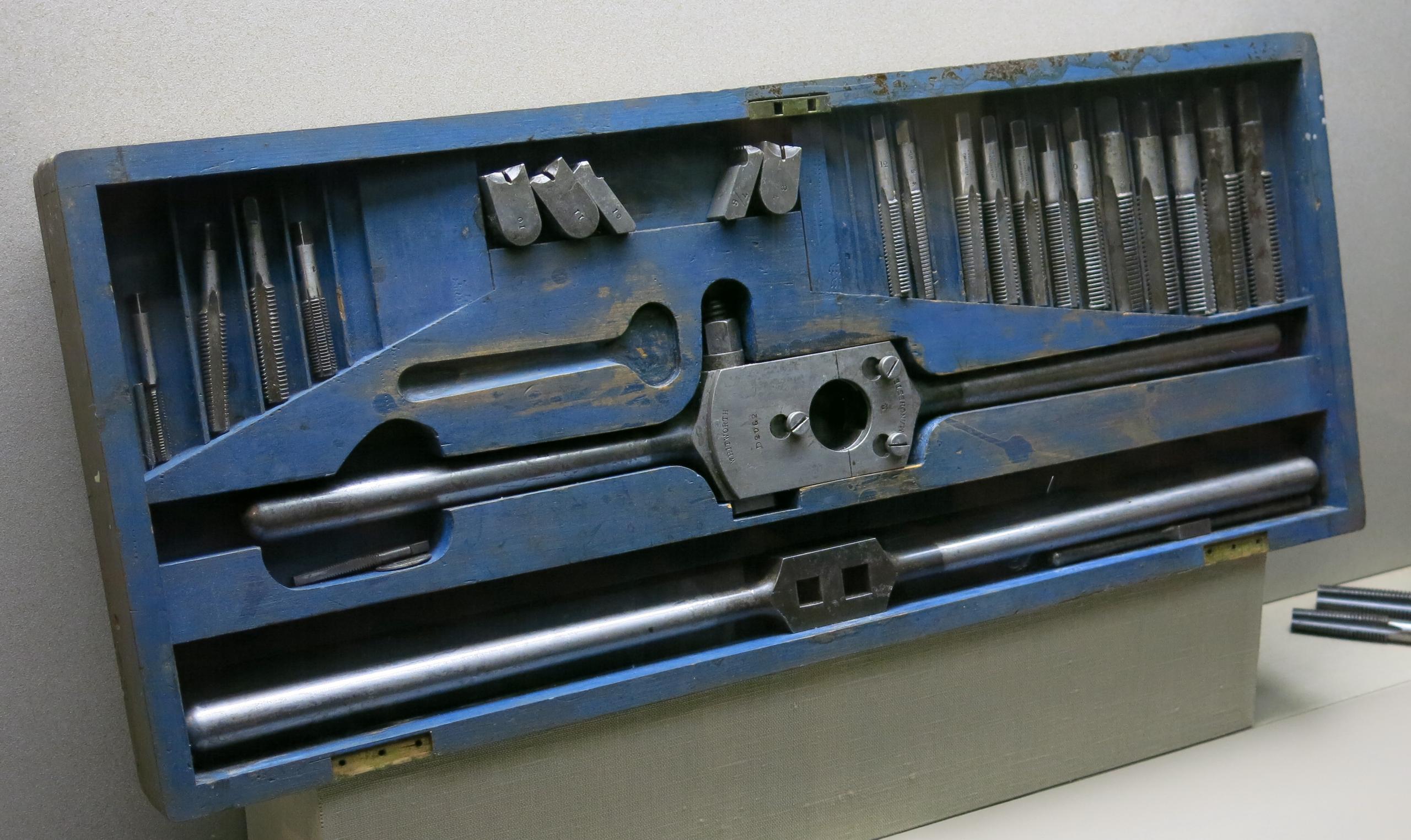 Powerhouse Collection Tap and die set by Joseph Whitworth